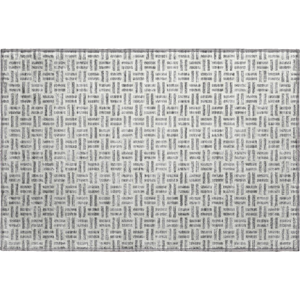 Tbilisi Machine Washable Transitional Gray Rug 1'8" x 2'6"