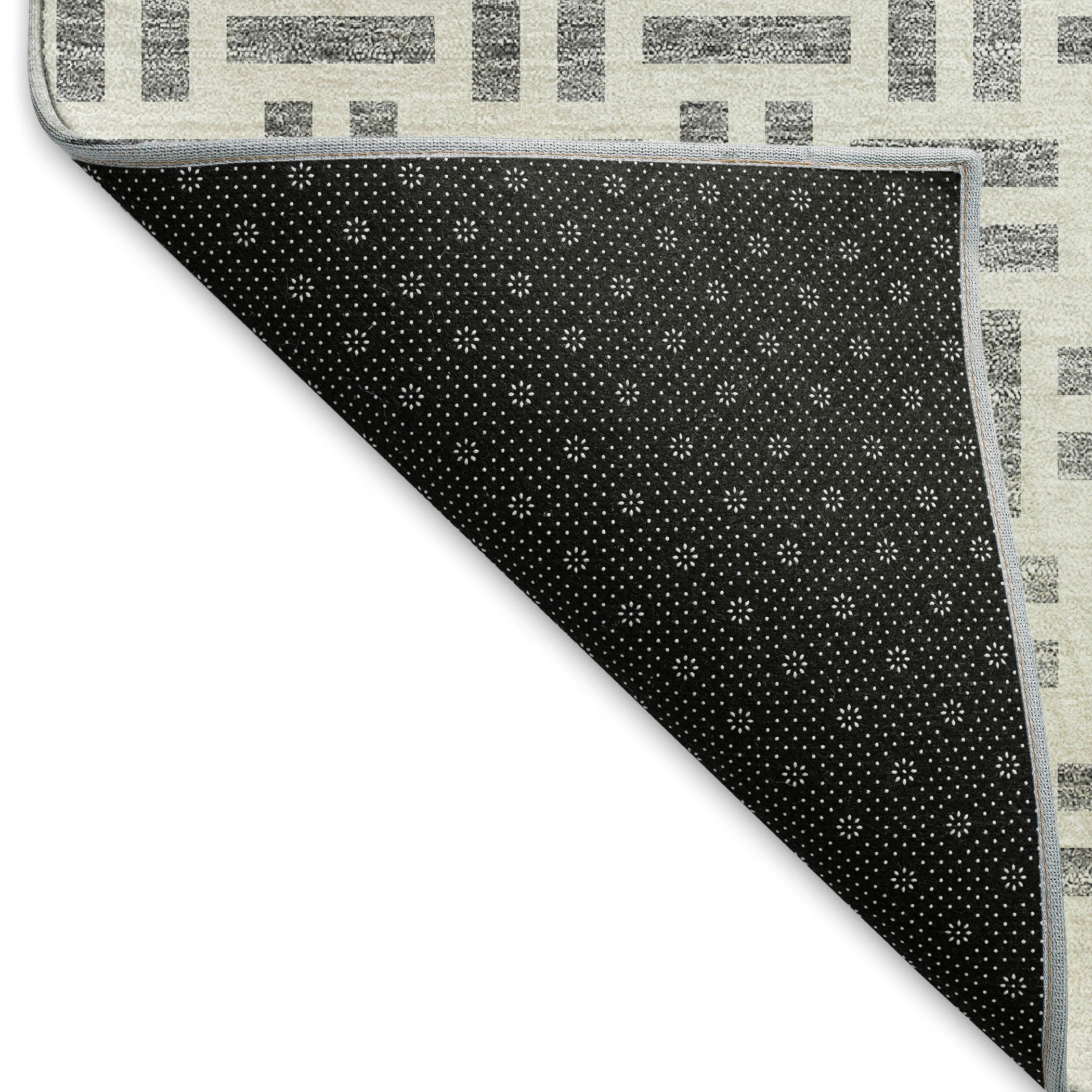 Tbilisi Machine Washable Transitional Gray Rug 1'8" x 2'6" #shape_Rectangle