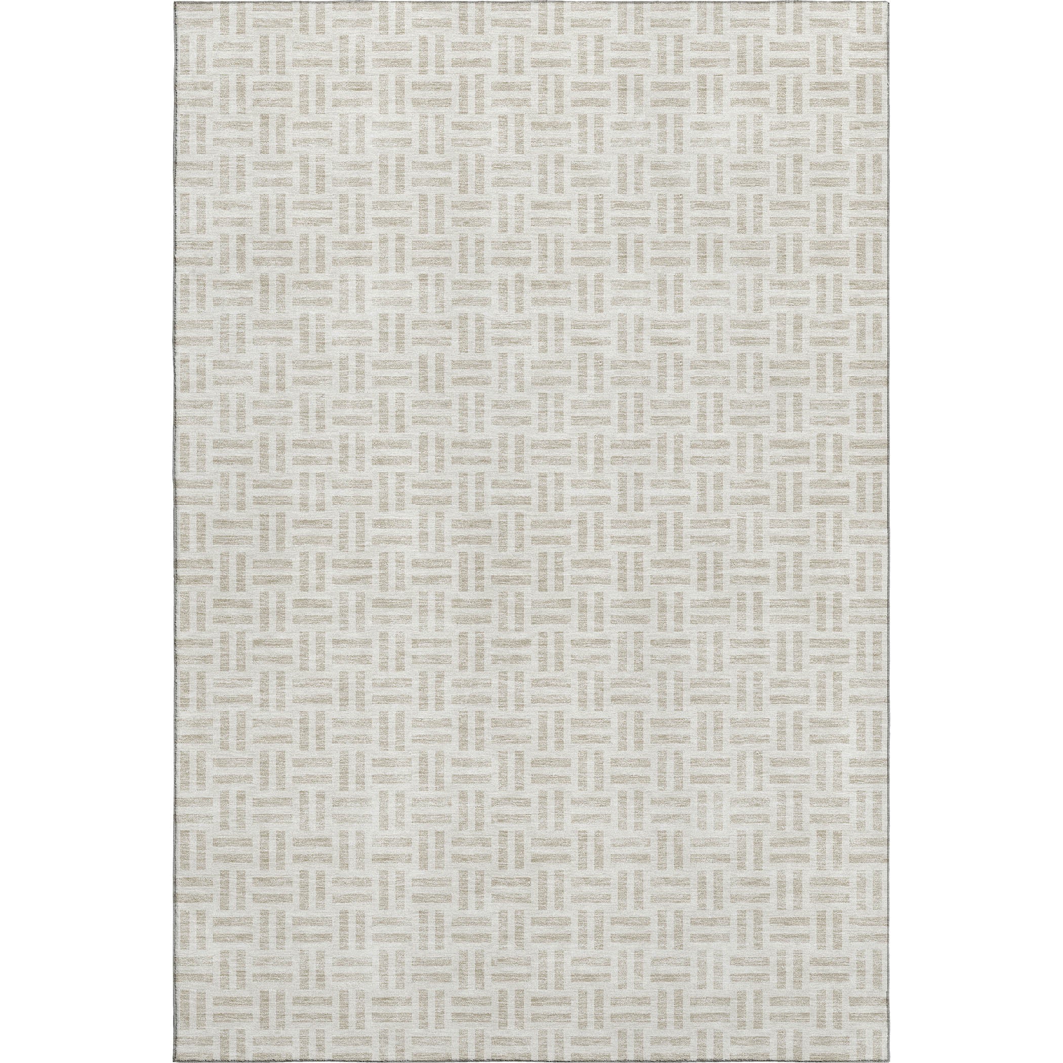 Tbilisi Machine Washable Transitional Ivory Rug 2'6" x 3'10" #shape_Rectangle