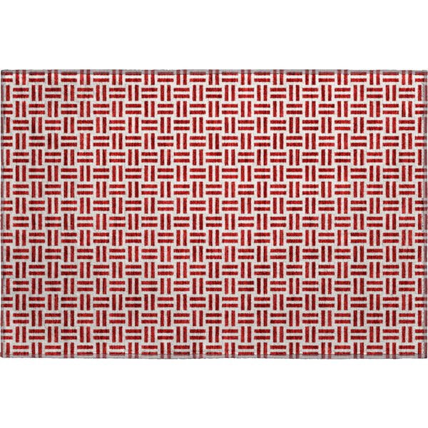 Tbilisi Machine Washable Transitional Red Rug 1'8" x 2'6"