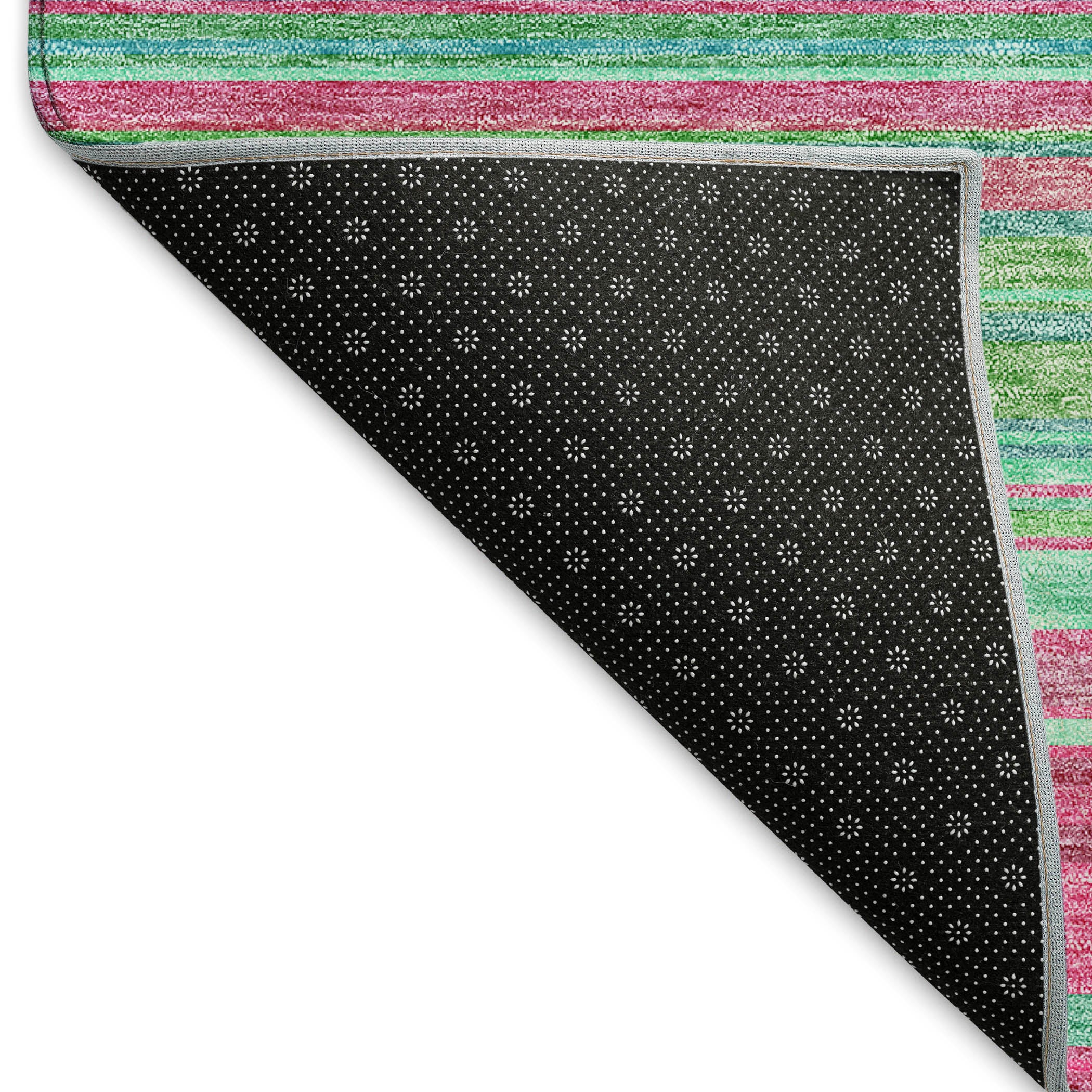 Santorini Machine Washable Transitional Blush Pink Rug 1'8" x 2'6" #shape_Rectangle