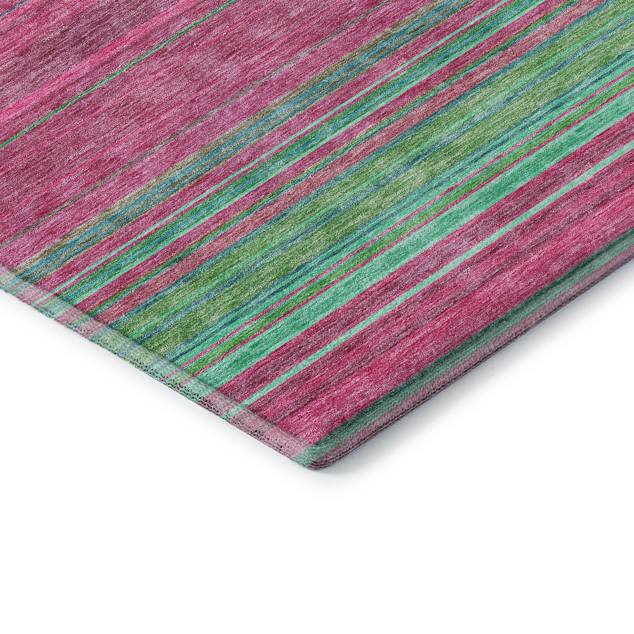 Santorini Machine Washable Transitional Blush Pink Rug 1'8" x 2'6" #shape_Rectangle