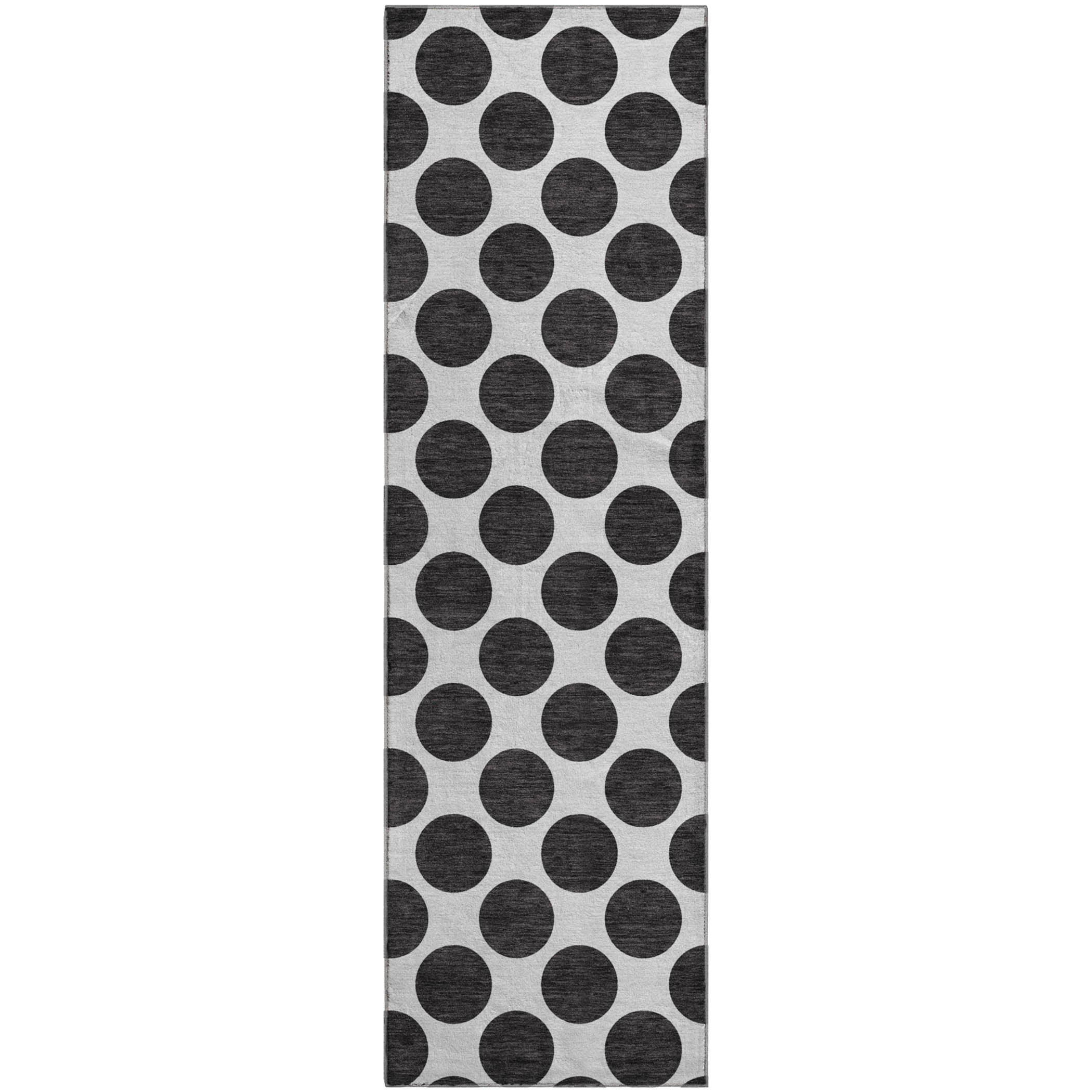 Jaipur Machine Washable Transitional Black Rug 2'3" x 7'6" #shape_Runner
