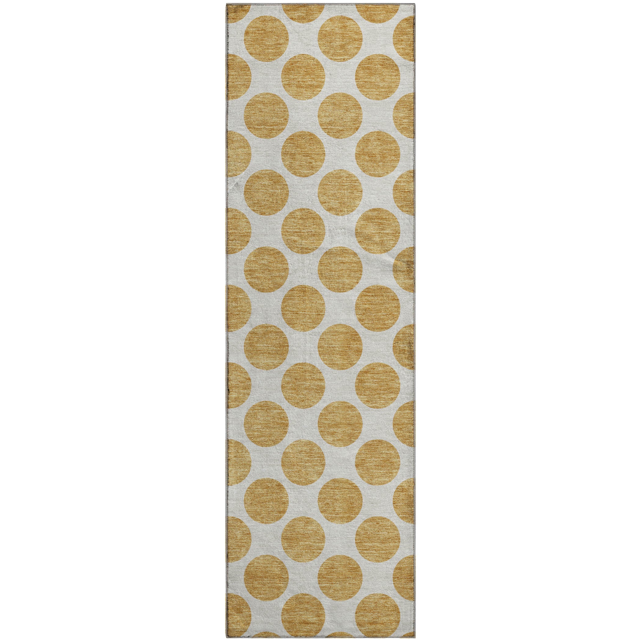 Jaipur Machine Washable Transitional Gold Rug 2'3" x 7'6" #shape_Runner
