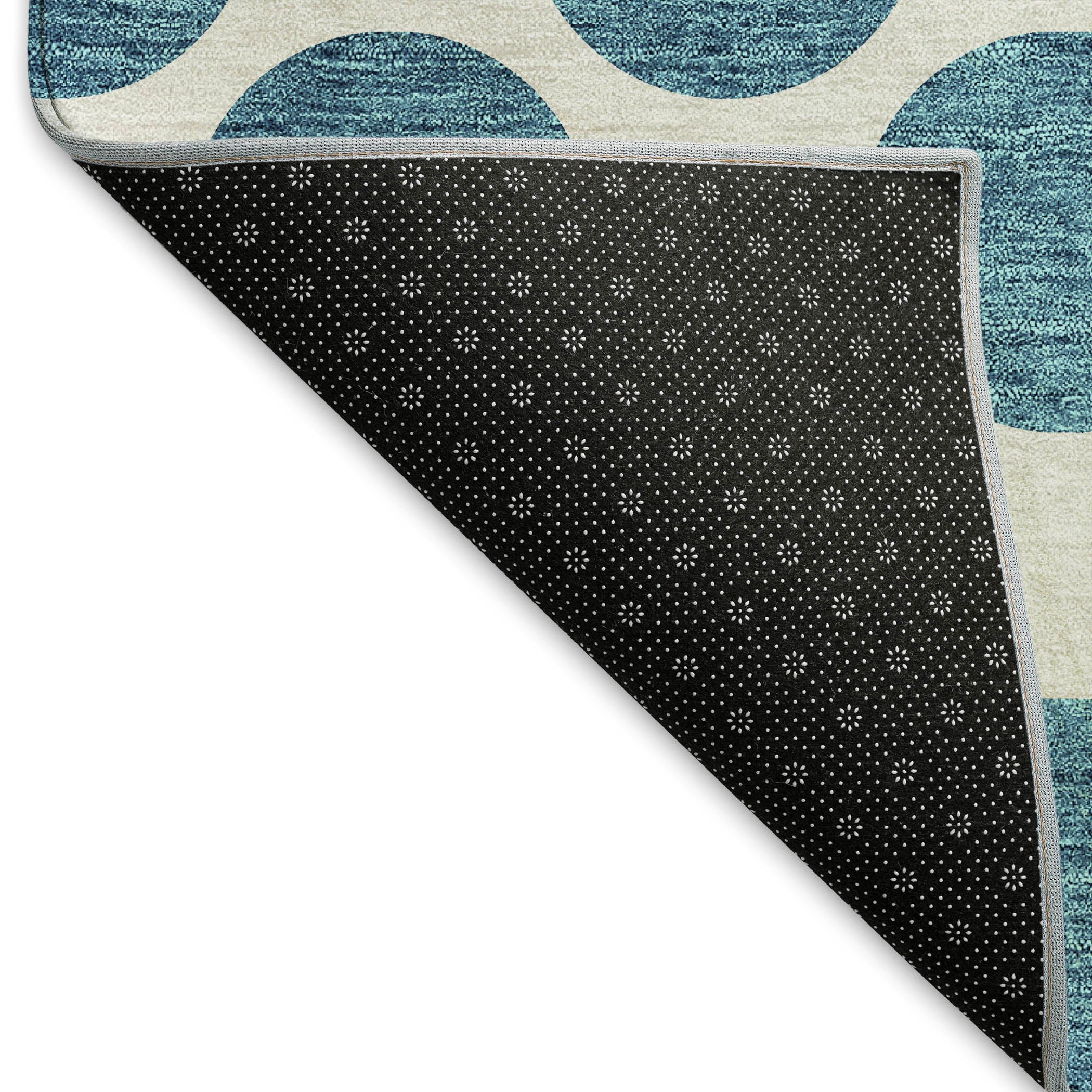 Jaipur Machine Washable Transitional Teal Rug 1'8" x 2'6" #shape_Rectangle