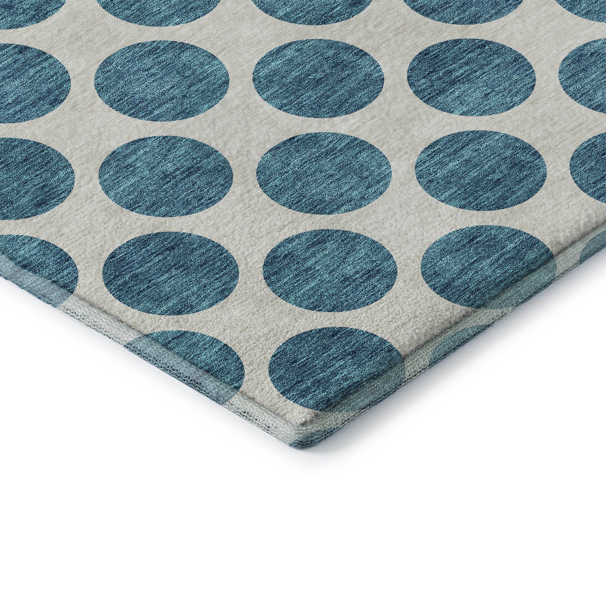 Jaipur Machine Washable Transitional Teal Rug 1'8" x 2'6" #shape_Rectangle