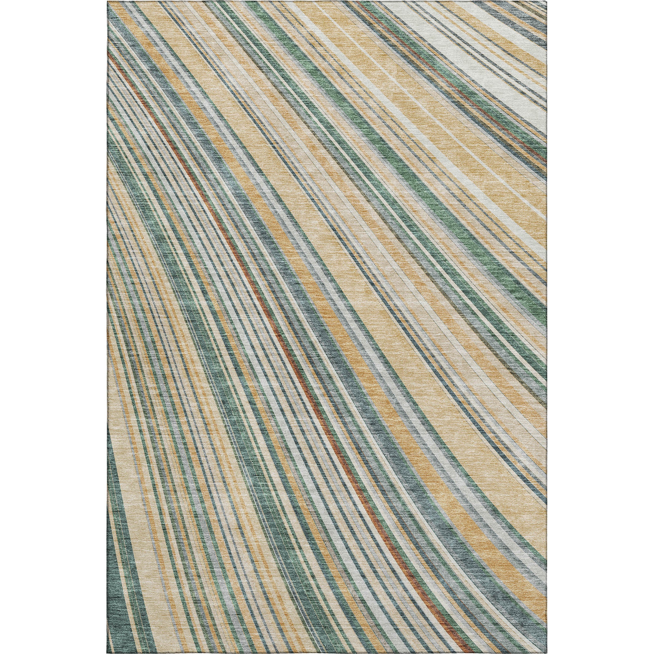 Chiang Mai Machine Washable Transitional Beige Brown Rug 2'6" x 3'10" #shape_Rectangle