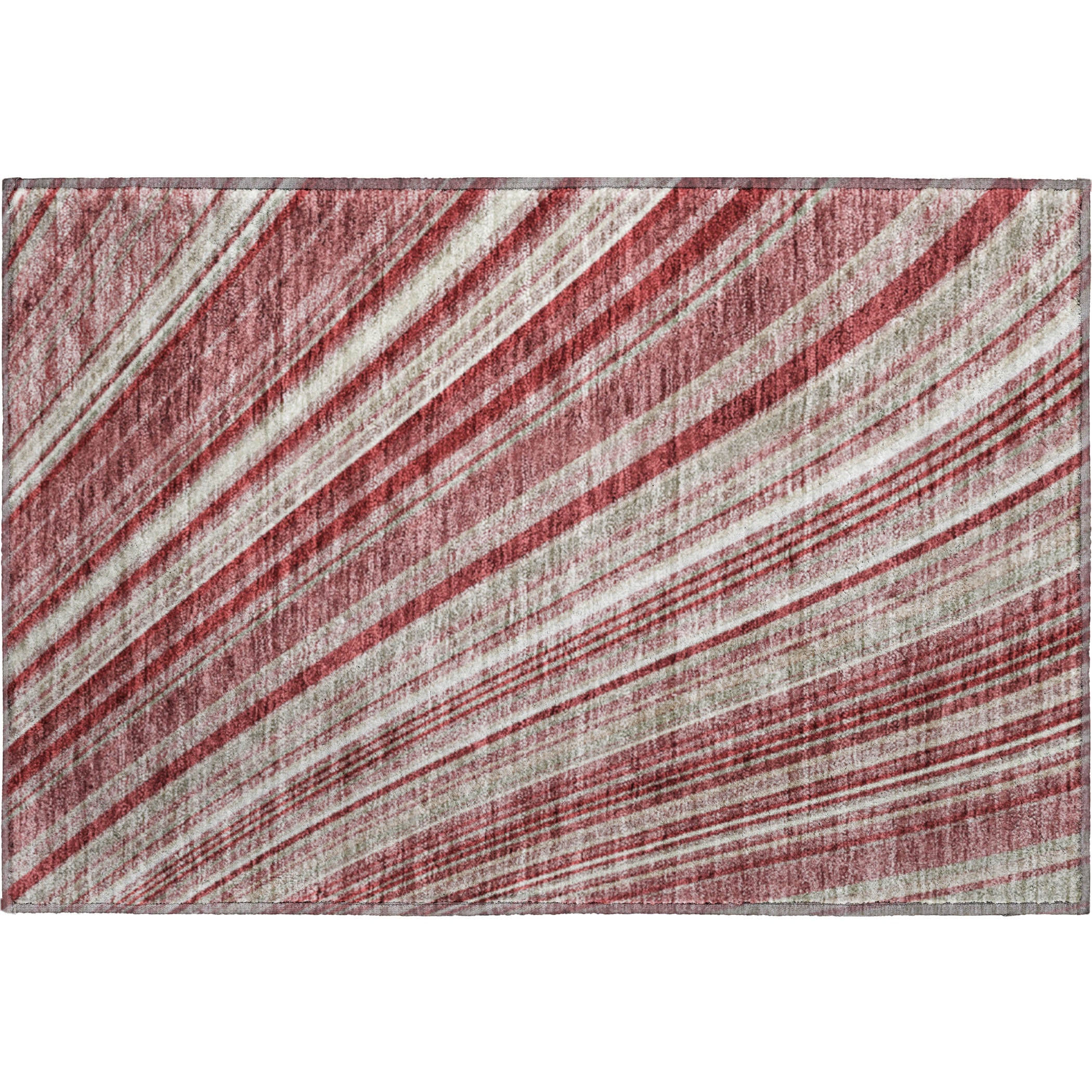 Chiang Mai Machine Washable Transitional Garnet Red Rug 1'8" x 2'6" #shape_Rectangle