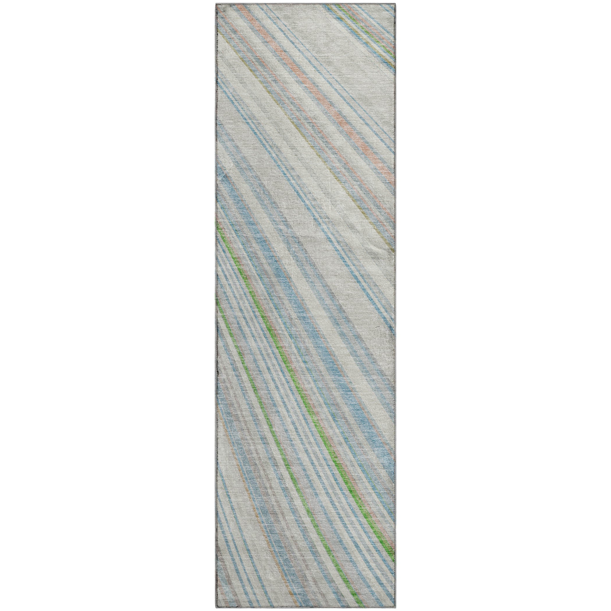 Chiang Mai Machine Washable Transitional Ivory Rug 2'3" x 7'6" #shape_Runner
