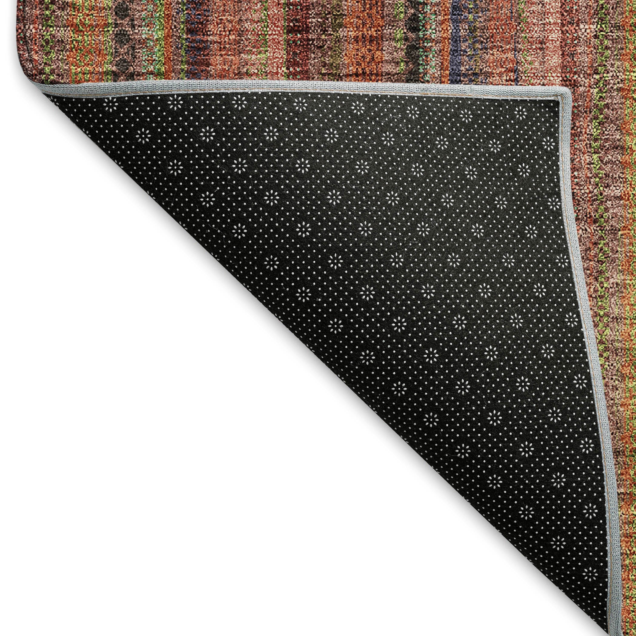 Ghent Machine Washable Transitional Blush Pink Rug 1'8" x 2'6" #shape_Rectangle