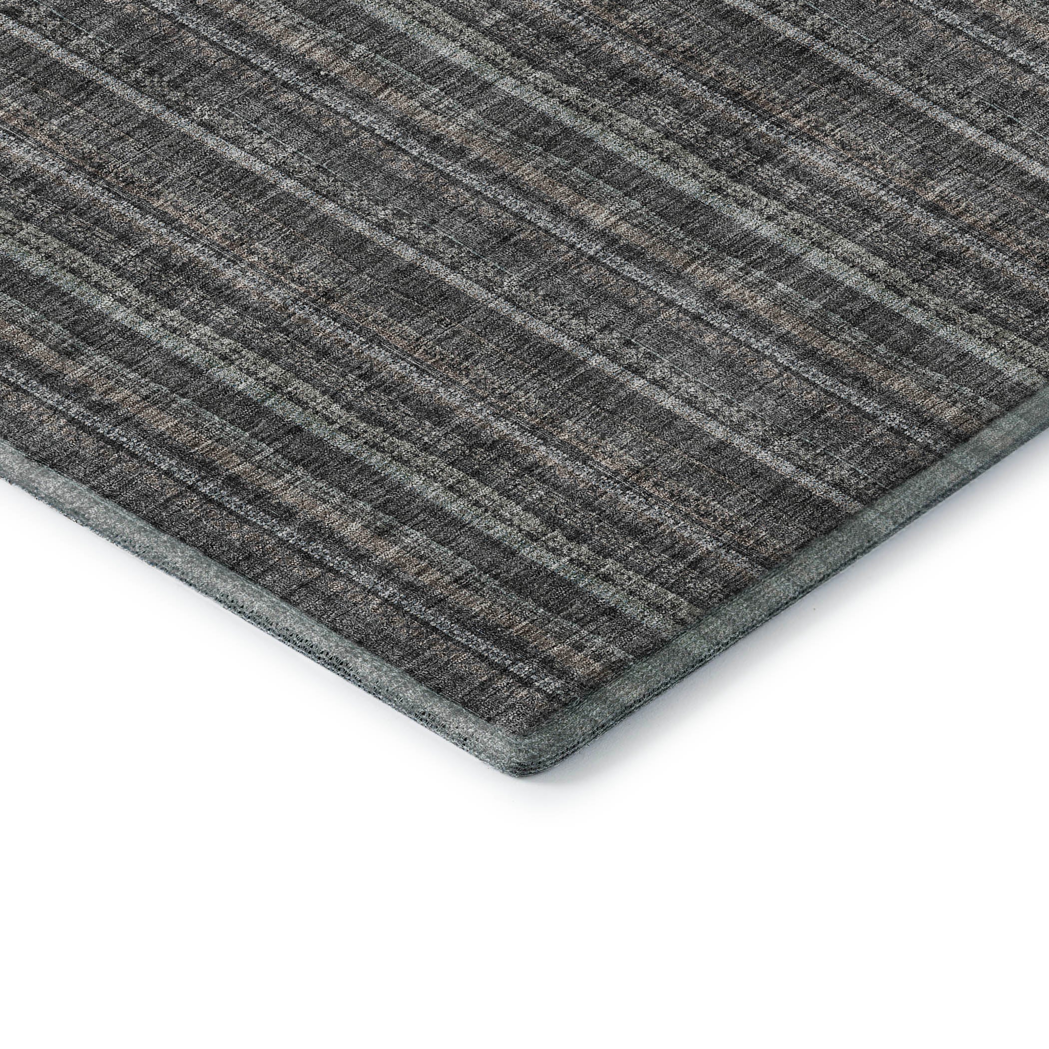 Ghent Machine Washable Transitional Gray Rug 1'8" x 2'6" #shape_Rectangle