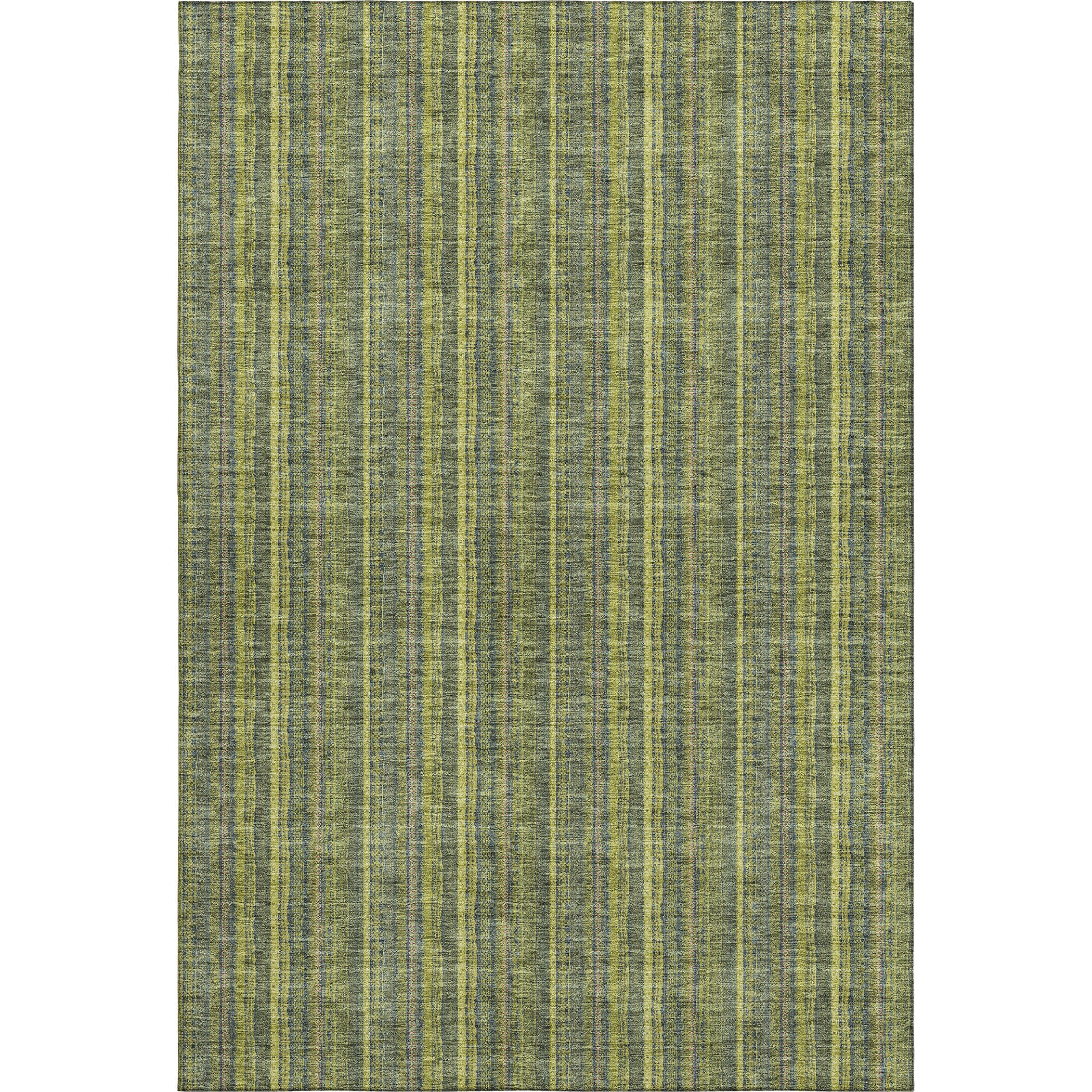 Ghent Machine Washable Transitional Olive Green Rug 2'6" x 3'10" #shape_Rectangle