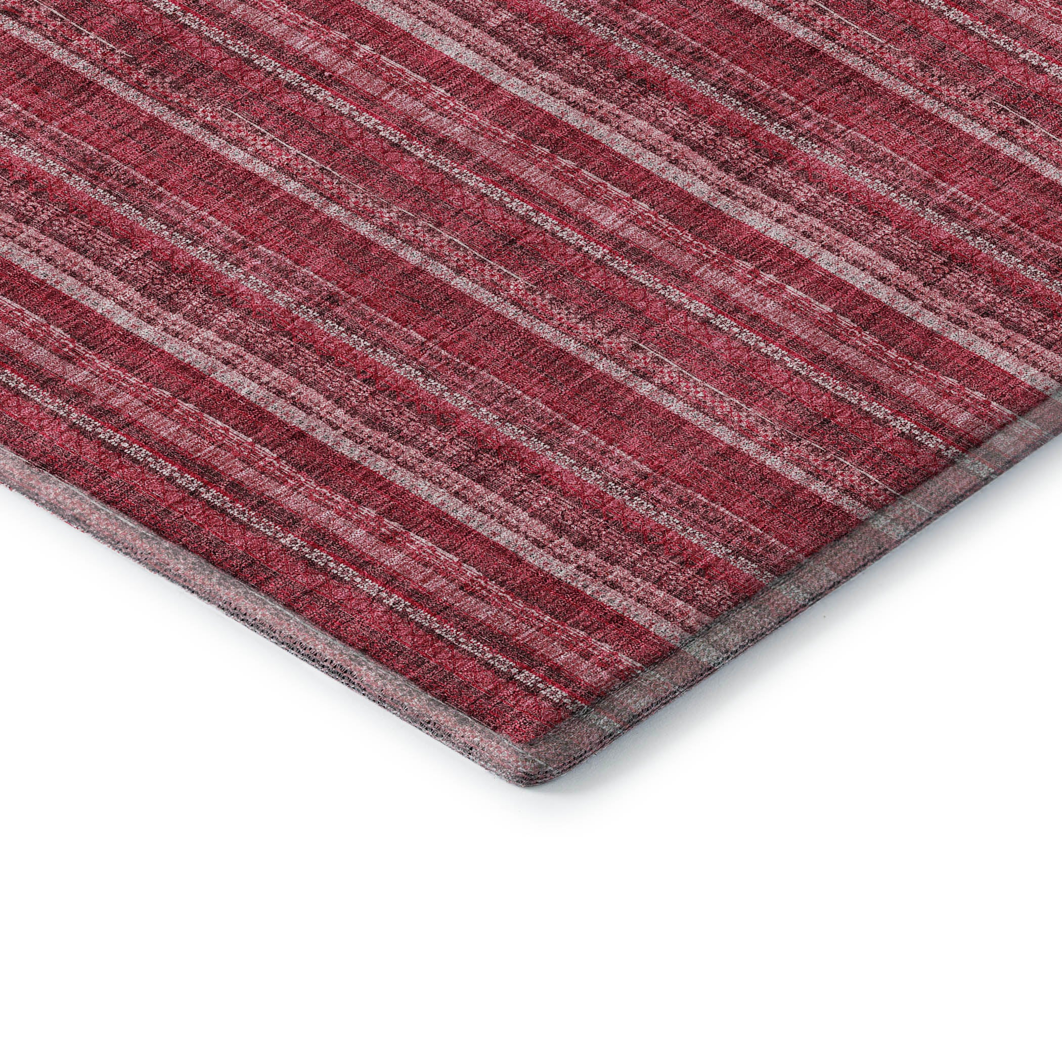 Ghent Machine Washable Transitional Pink Rug 1'8" x 2'6" #shape_Rectangle
