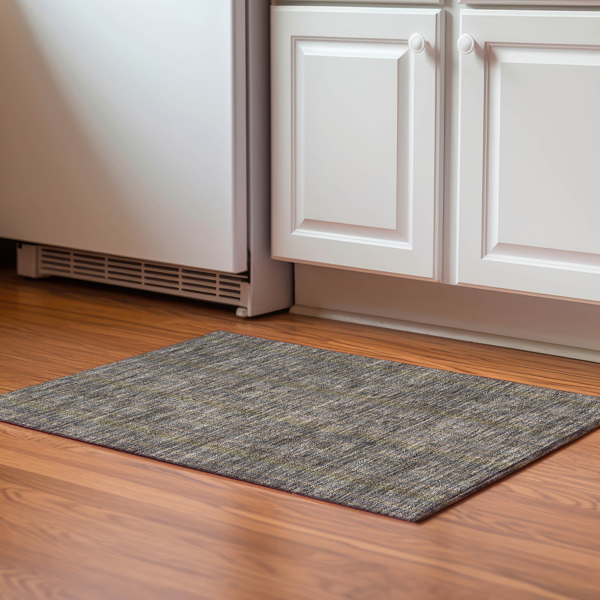 Ghent Machine Washable Transitional Taupe Brown Rug 1'8" x 2'6" #shape_Rectangle