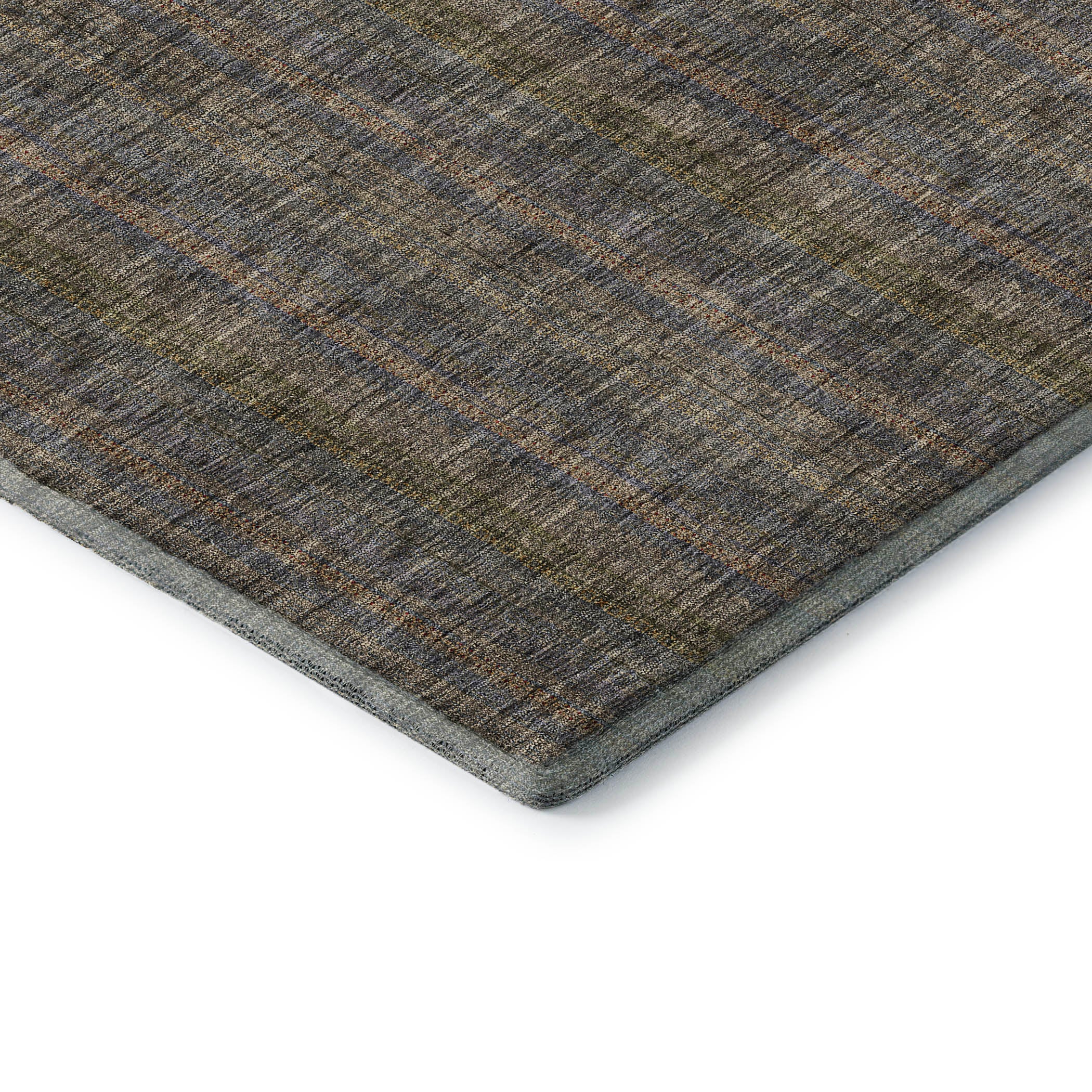 Ghent Machine Washable Transitional Taupe Brown Rug 1'8" x 2'6" #shape_Rectangle