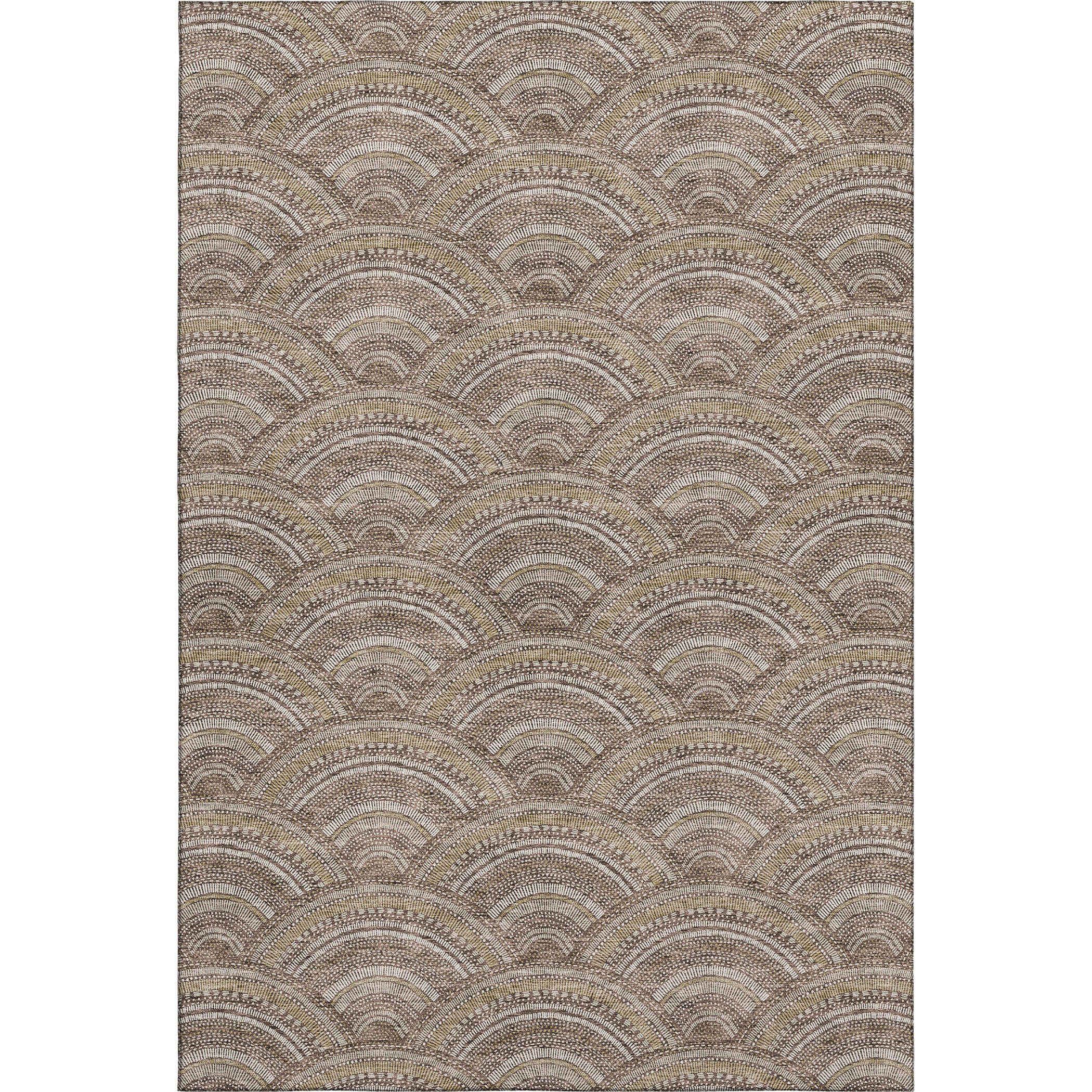 Nairobi Machine Washable Transitional Brown Rug 2'6" x 3'10" #shape_Rectangle