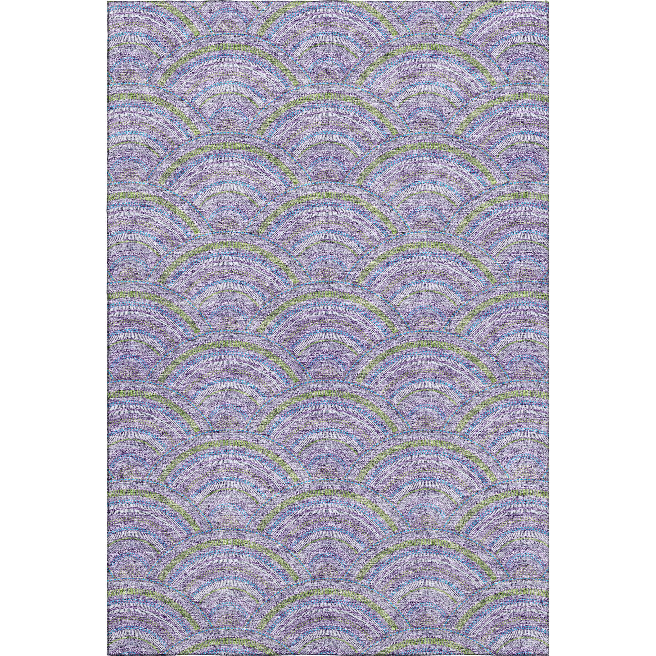 Nairobi Machine Washable Transitional Lavender Purple Rug 2'6" x 3'10" #shape_Rectangle