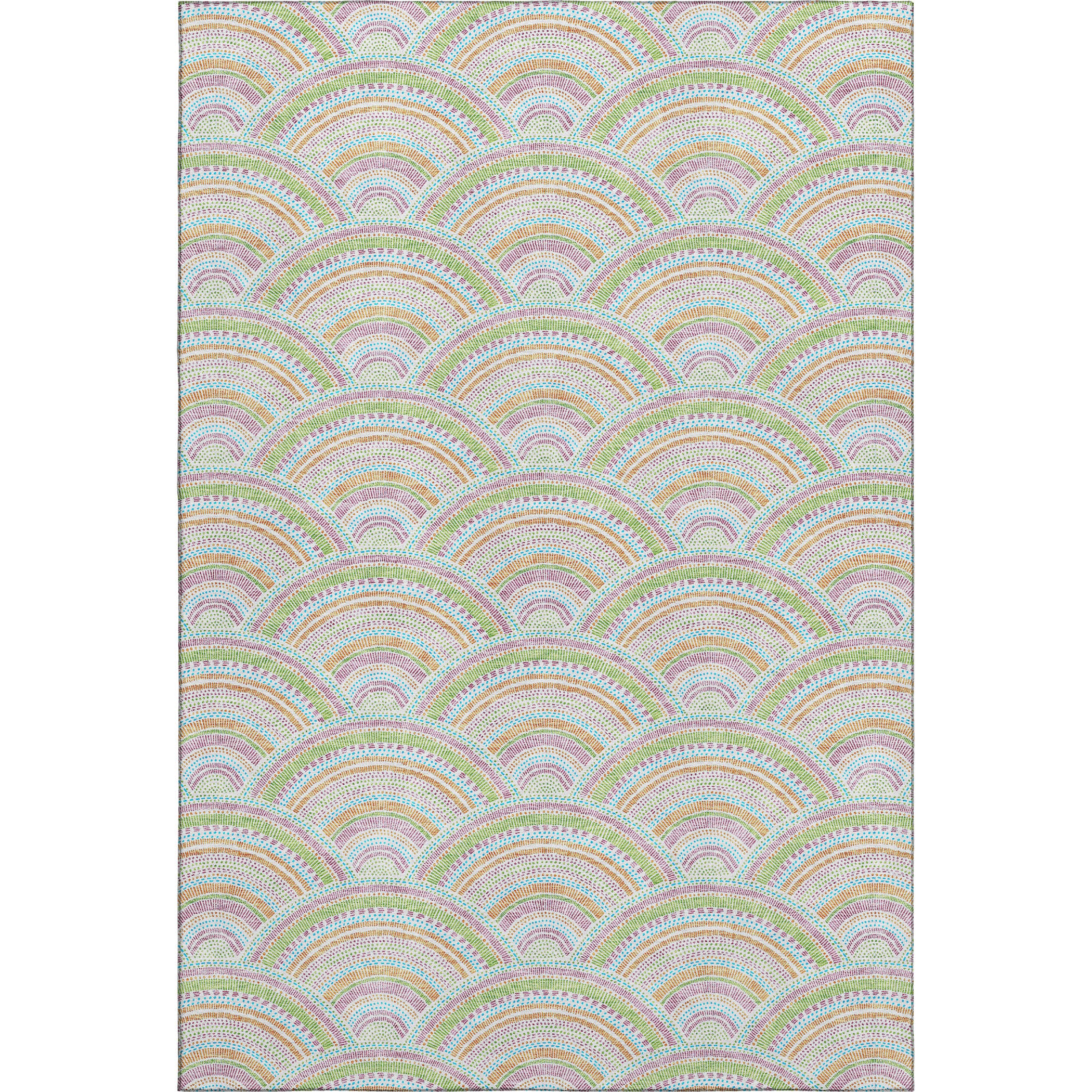Nairobi Machine Washable Transitional Pearl Ivory Rug 2'6" x 3'10" #shape_Rectangle