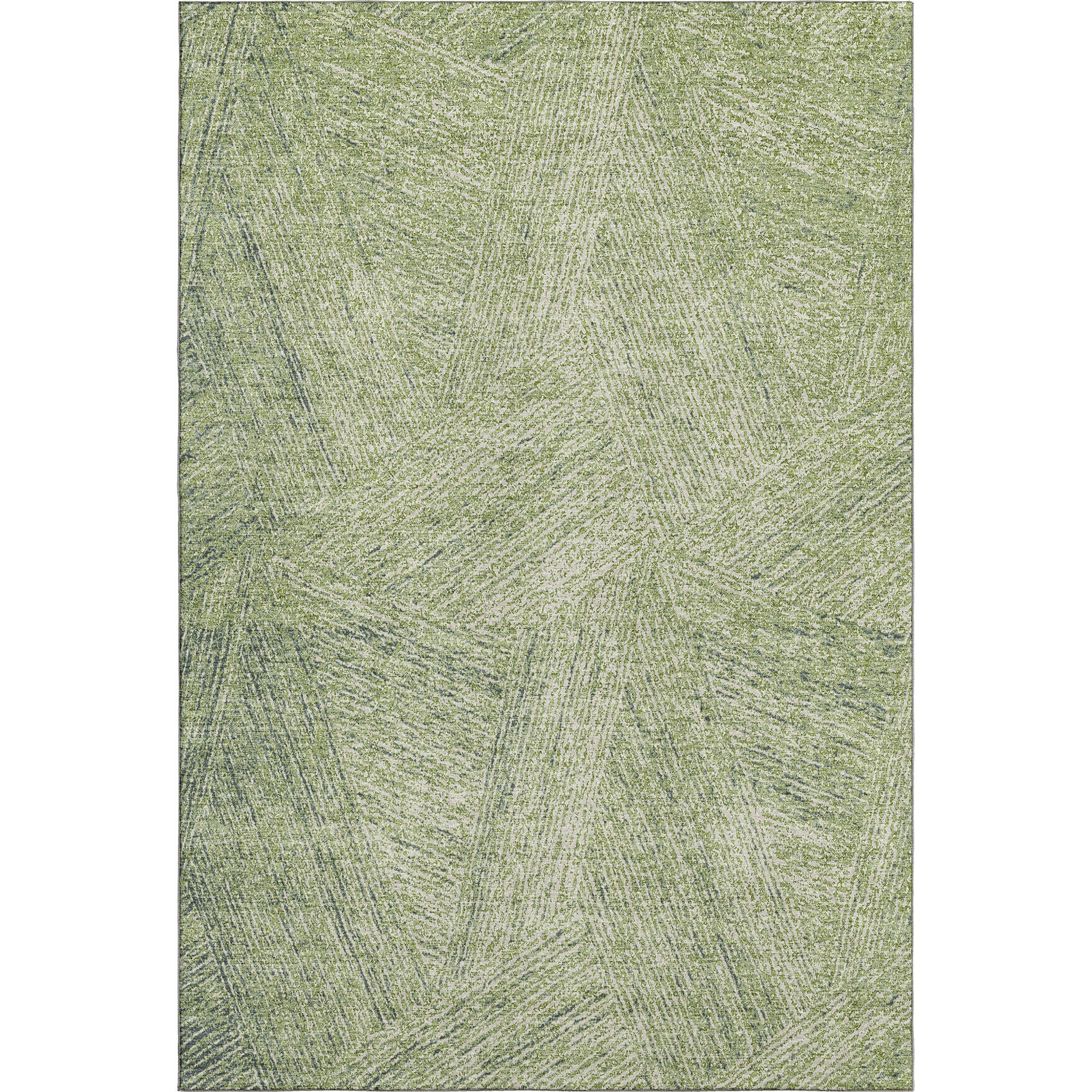 Lisbon Machine Washable Transitional Aloe Green Rug 2'6" x 3'10" #shape_Rectangle