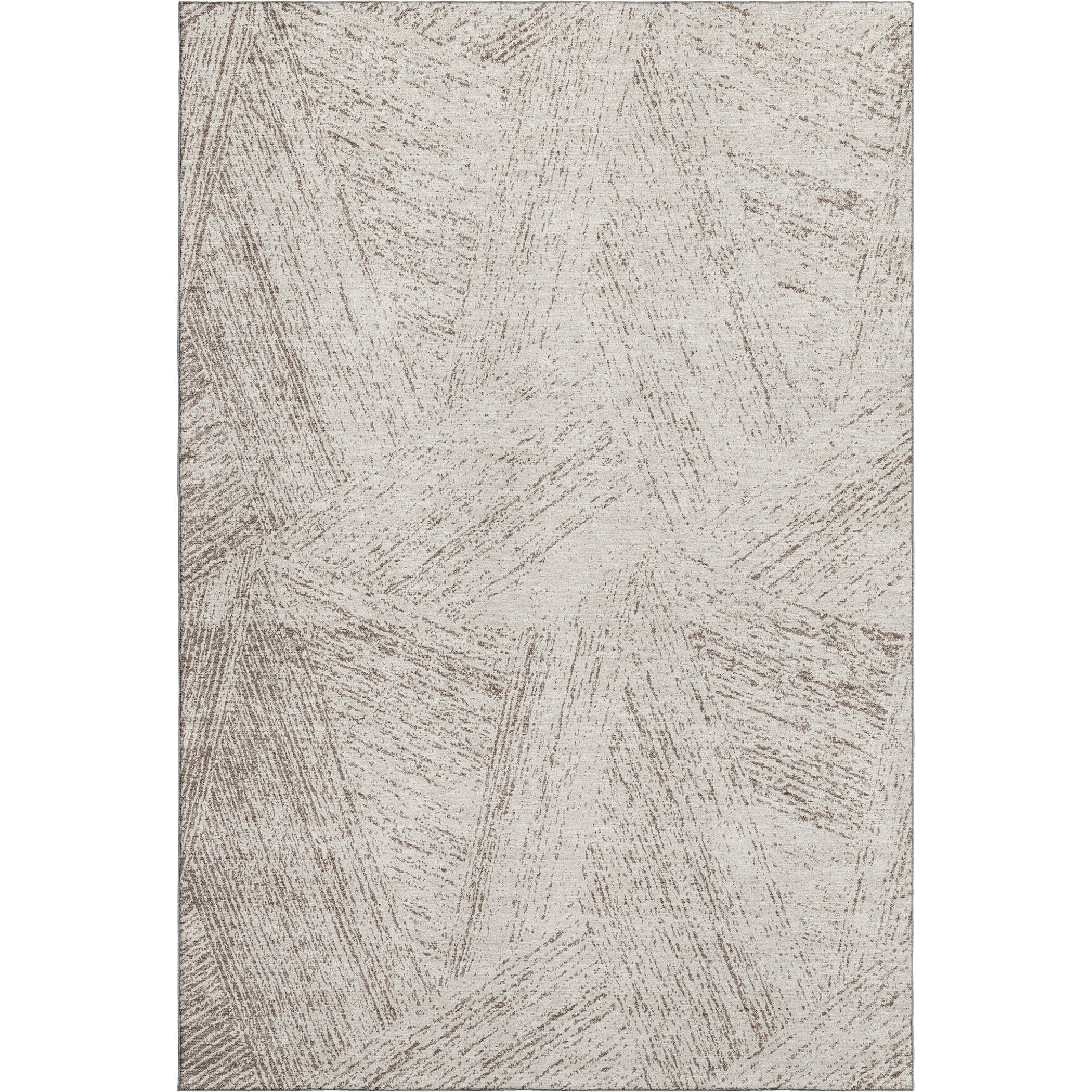 Lisbon Machine Washable Transitional Beige Brown Rug 2'6" x 3'10" #shape_Rectangle