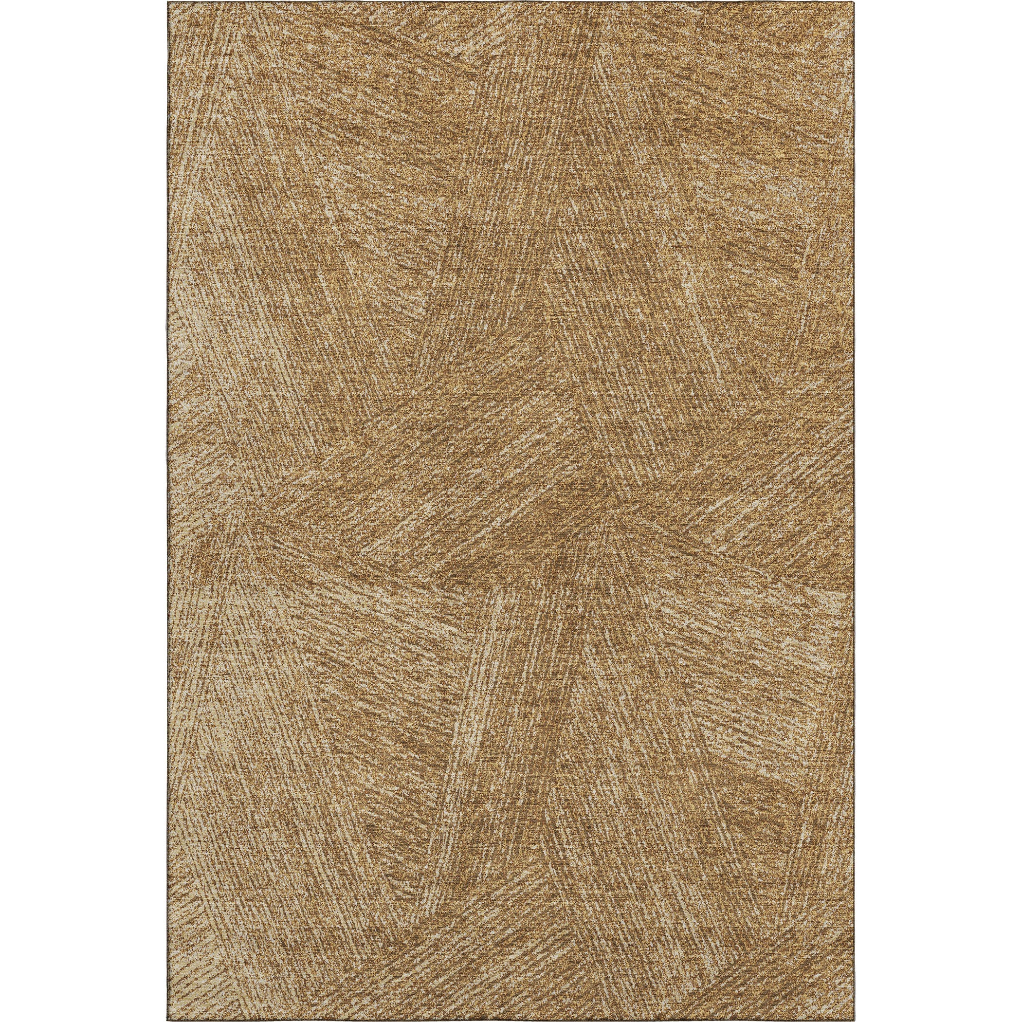 Lisbon Machine Washable Transitional Gold Rug 2'6" x 3'10" #shape_Rectangle