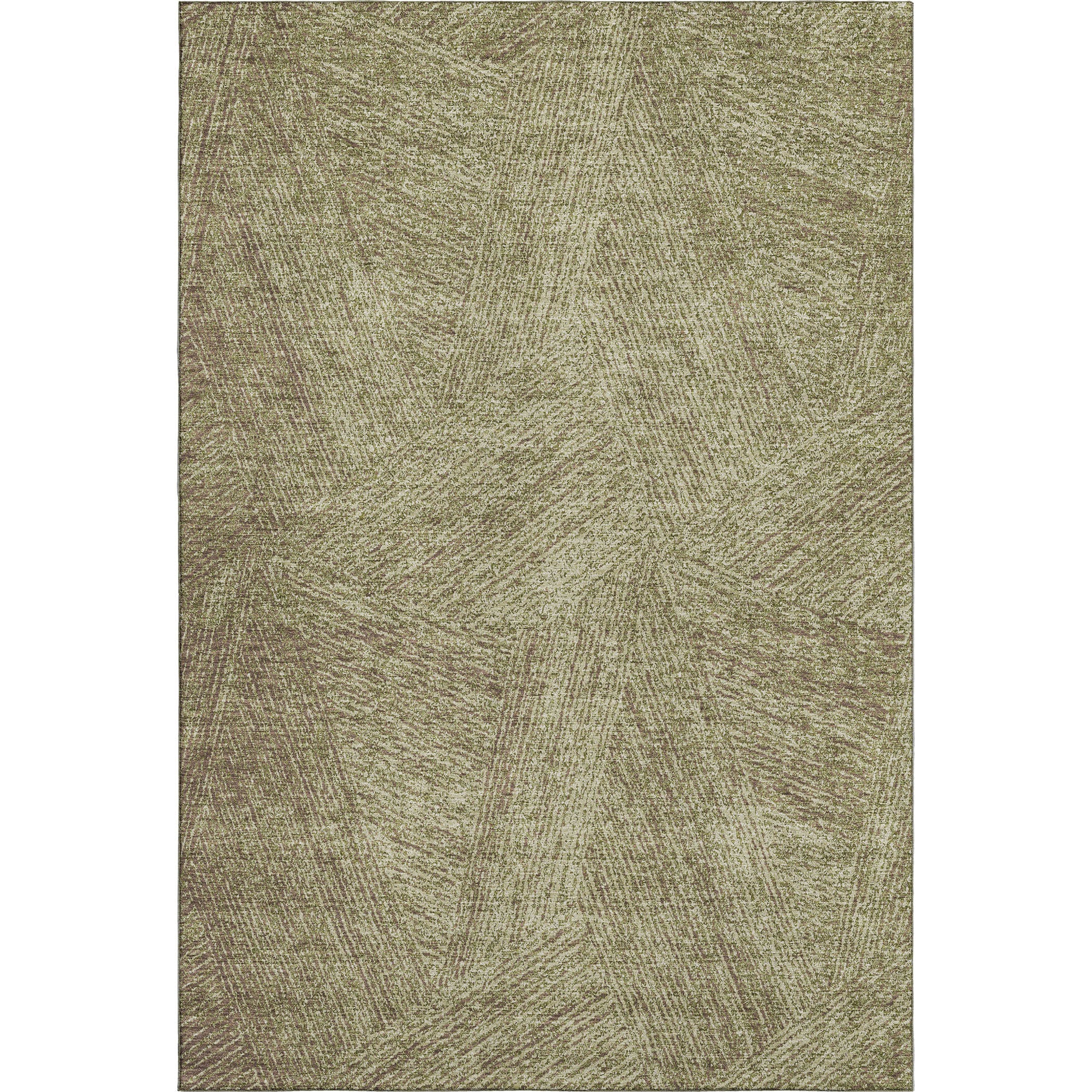 Lisbon Machine Washable Transitional Green Rug 2'6" x 3'10" #shape_Rectangle