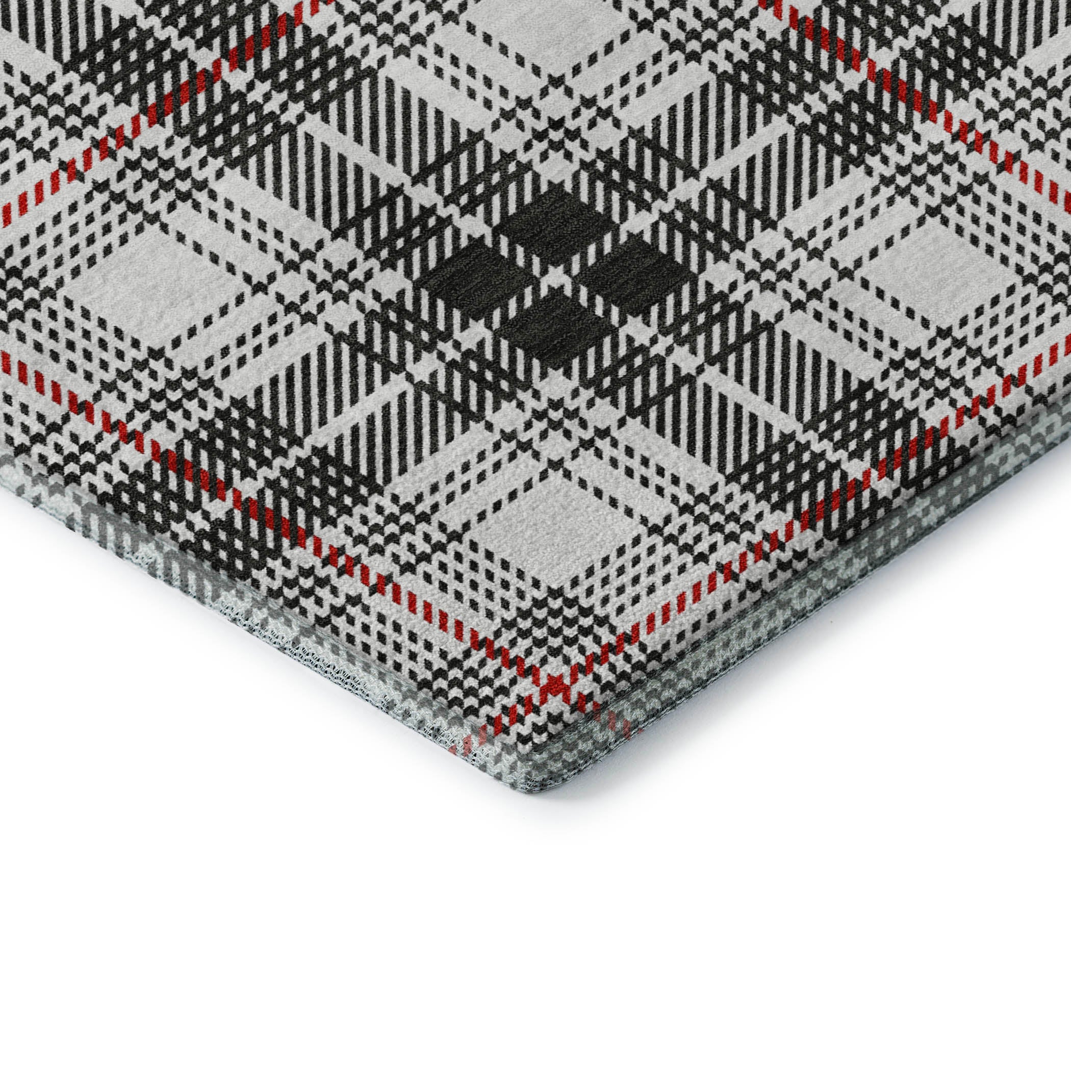 Budapest Machine Washable Transitional Black Rug 1'8" x 2'6" #shape_Rectangle