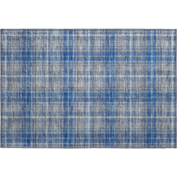 Budapest Machine Washable Transitional Gray Rug 1'8" x 2'6"