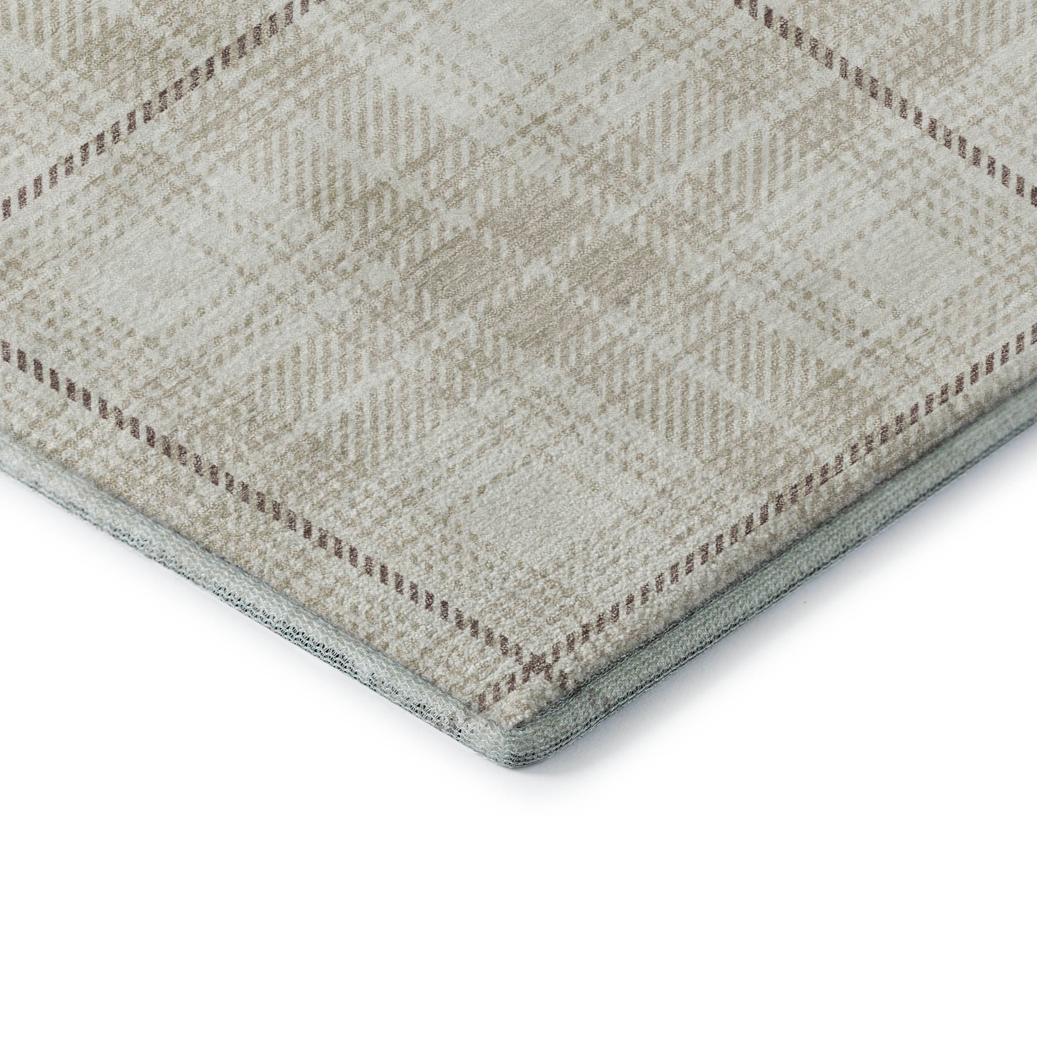 Budapest Machine Washable Transitional Ivory Rug 1'8" x 2'6" #shape_Rectangle