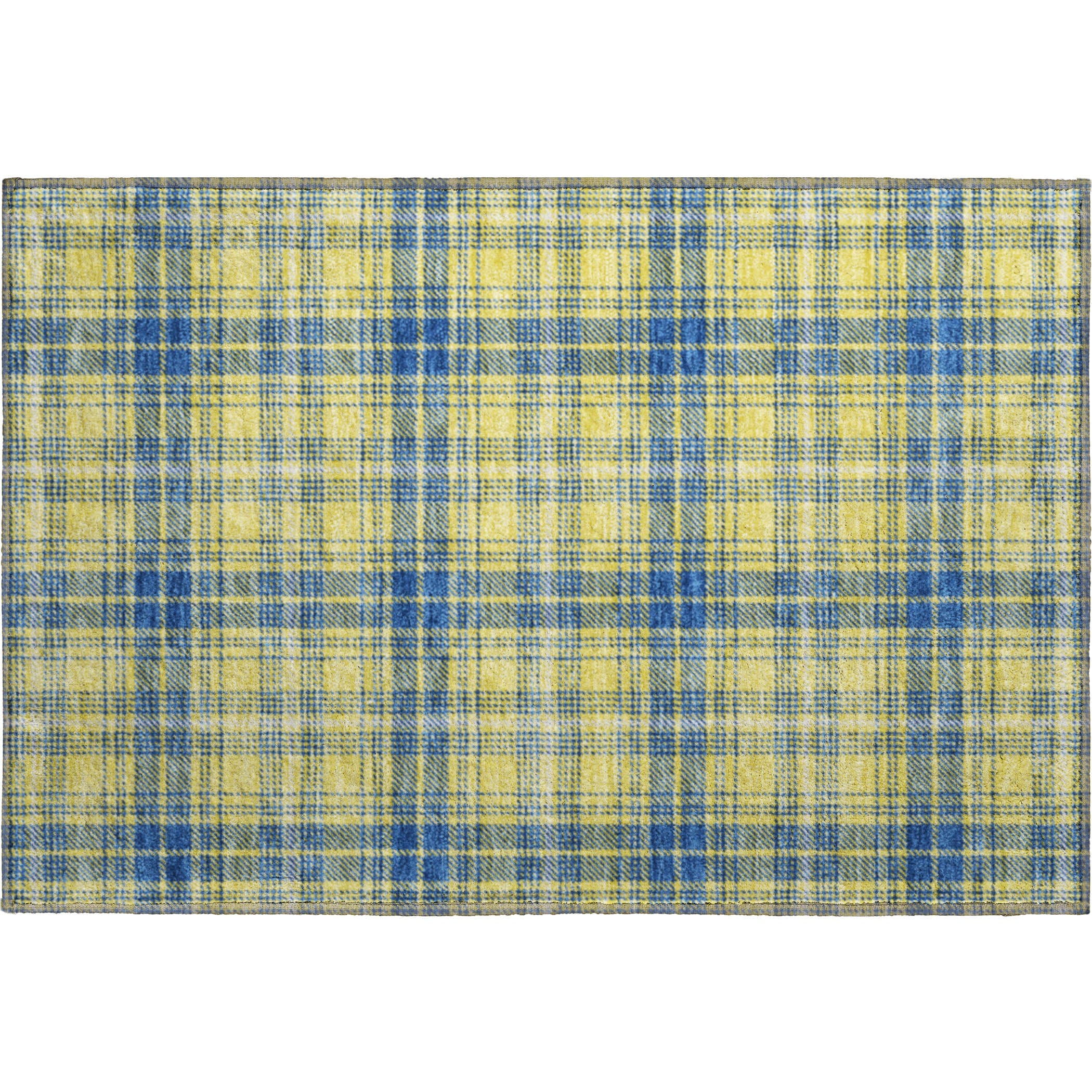 Budapest Machine Washable Transitional Yellow Gold Rug 1'8" x 2'6" #shape_Rectangle