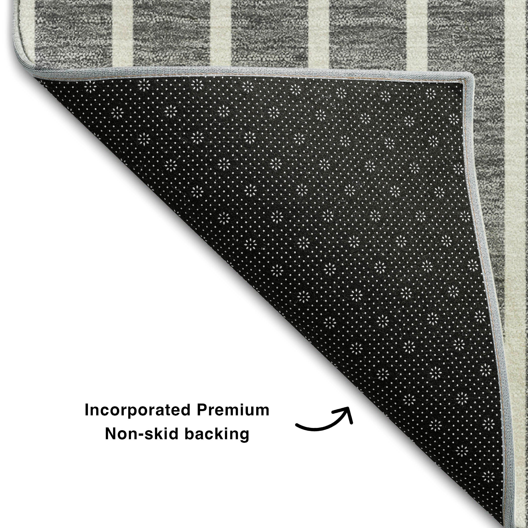 Sintra Machine Washable Transitional Gray Rug 1'8" x 2'6" #shape_Rectangle