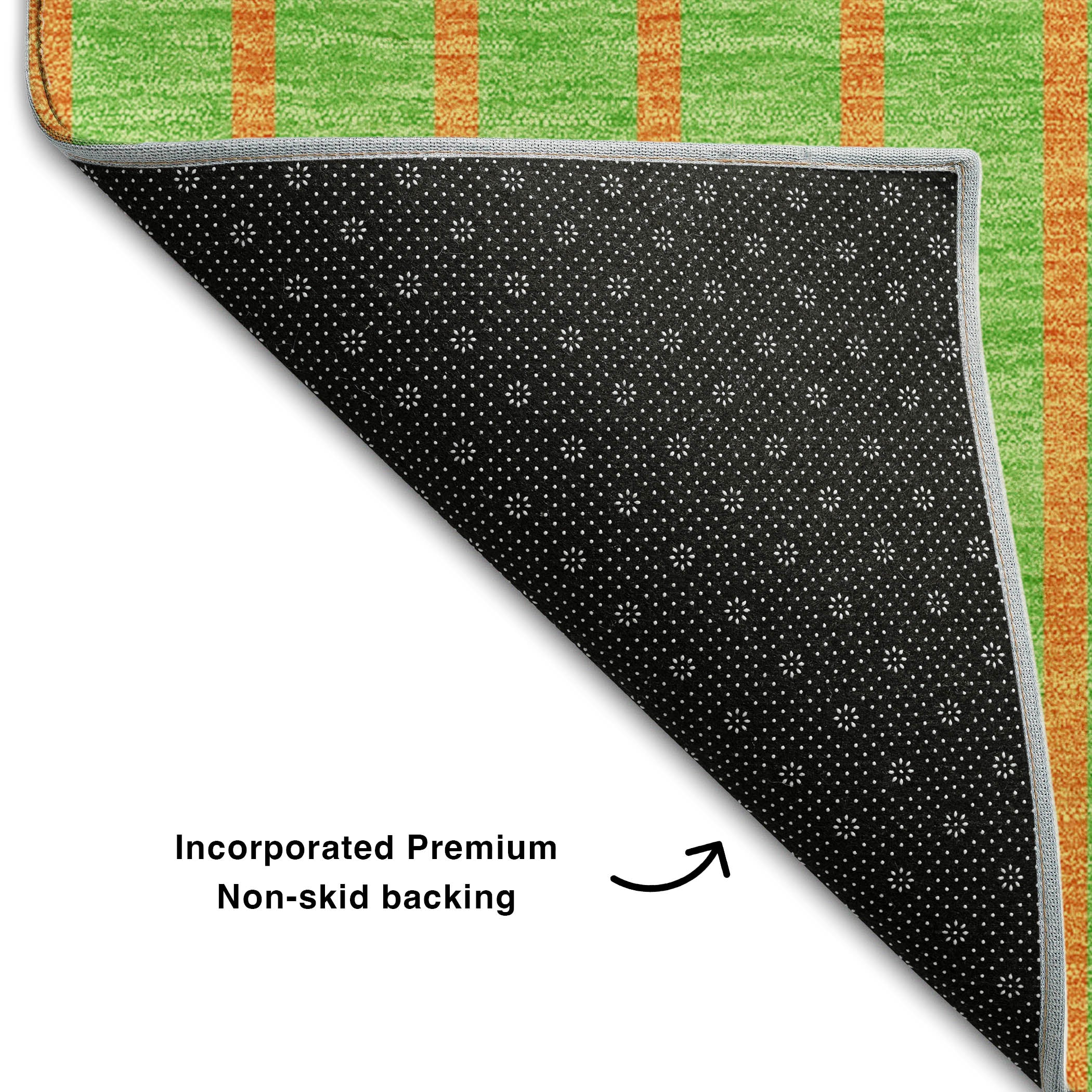 Sintra Machine Washable Transitional Lime Green Rug 1'8" x 2'6" #shape_Rectangle