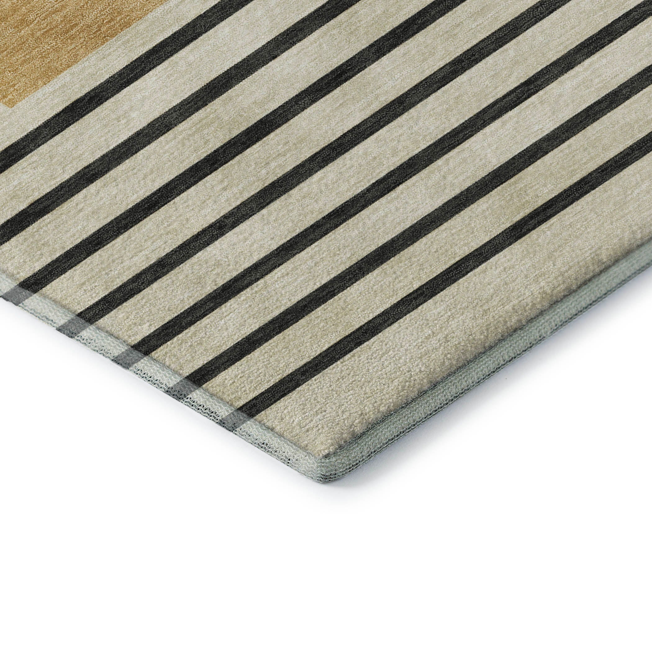 Baku Machine Washable Transitional Gold Rug 1'8" x 2'6" #shape_Rectangle