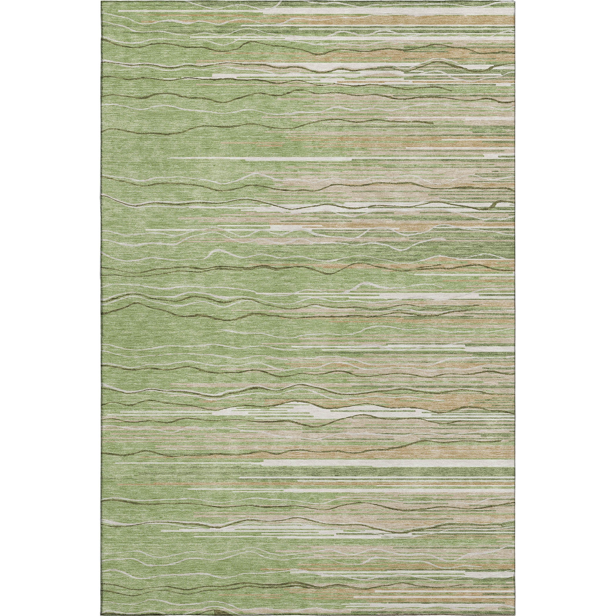Jaipur Machine Washable Transitional Green Rug 2'6" x 3'10" #shape_Rectangle