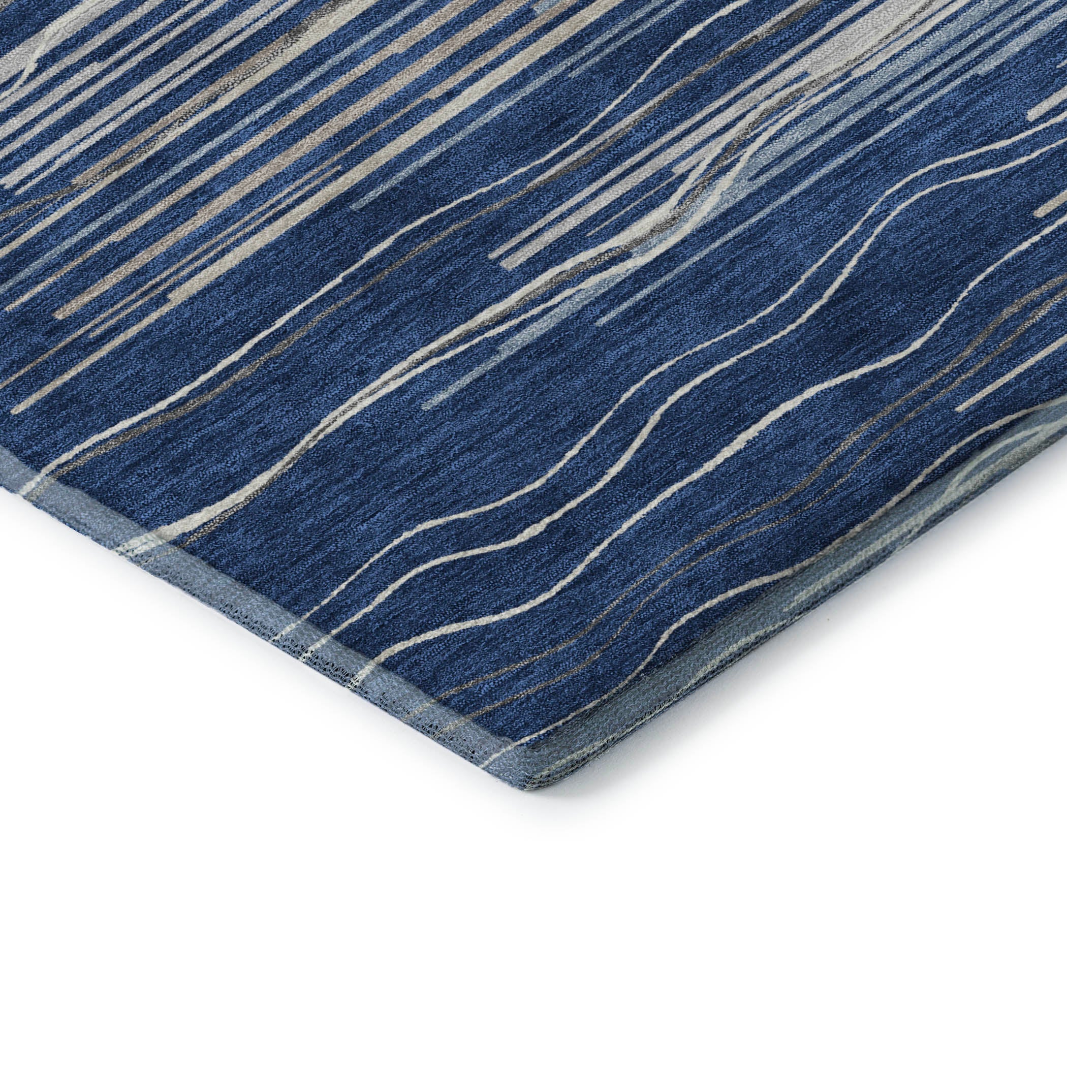 Jaipur Machine Washable Transitional Navy Blue Rug 1'8" x 2'6" #shape_Rectangle