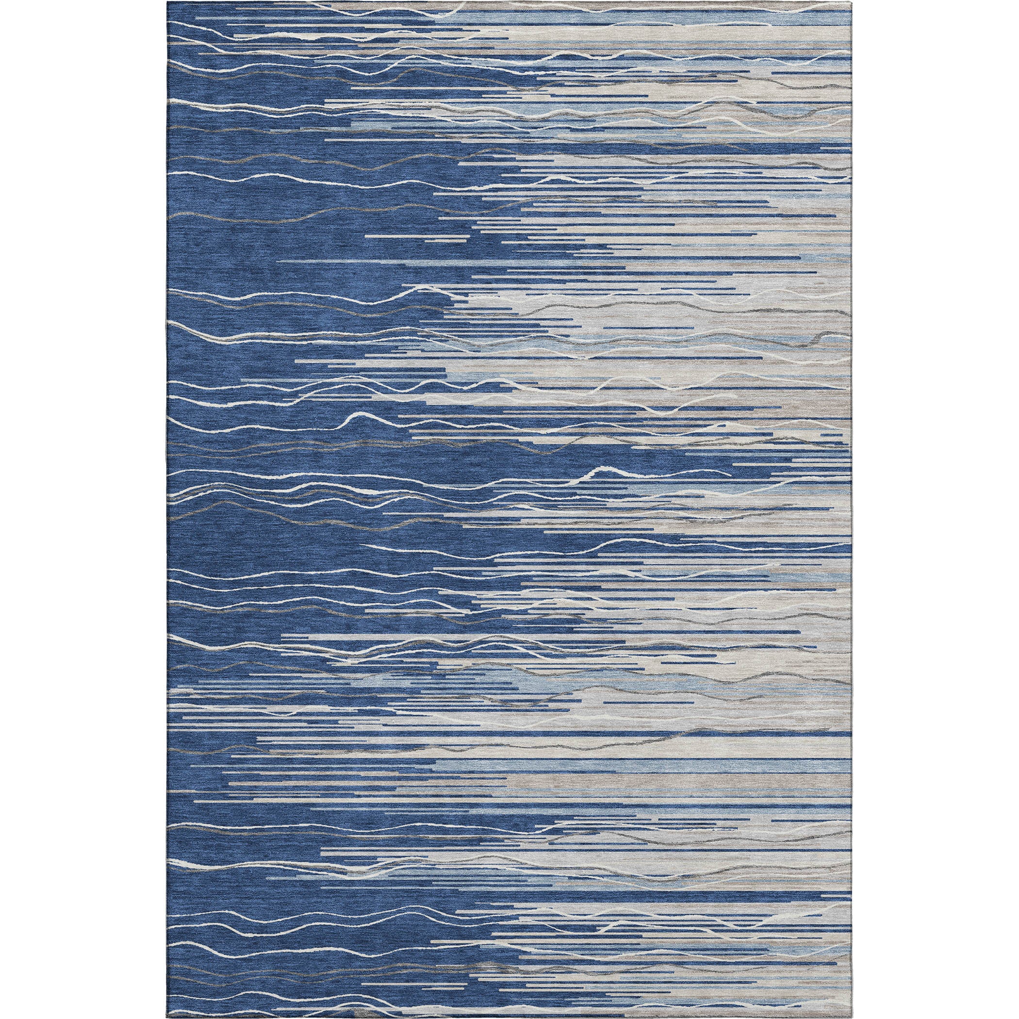 Jaipur Machine Washable Transitional Navy Blue Rug 2'6" x 3'10" #shape_Rectangle