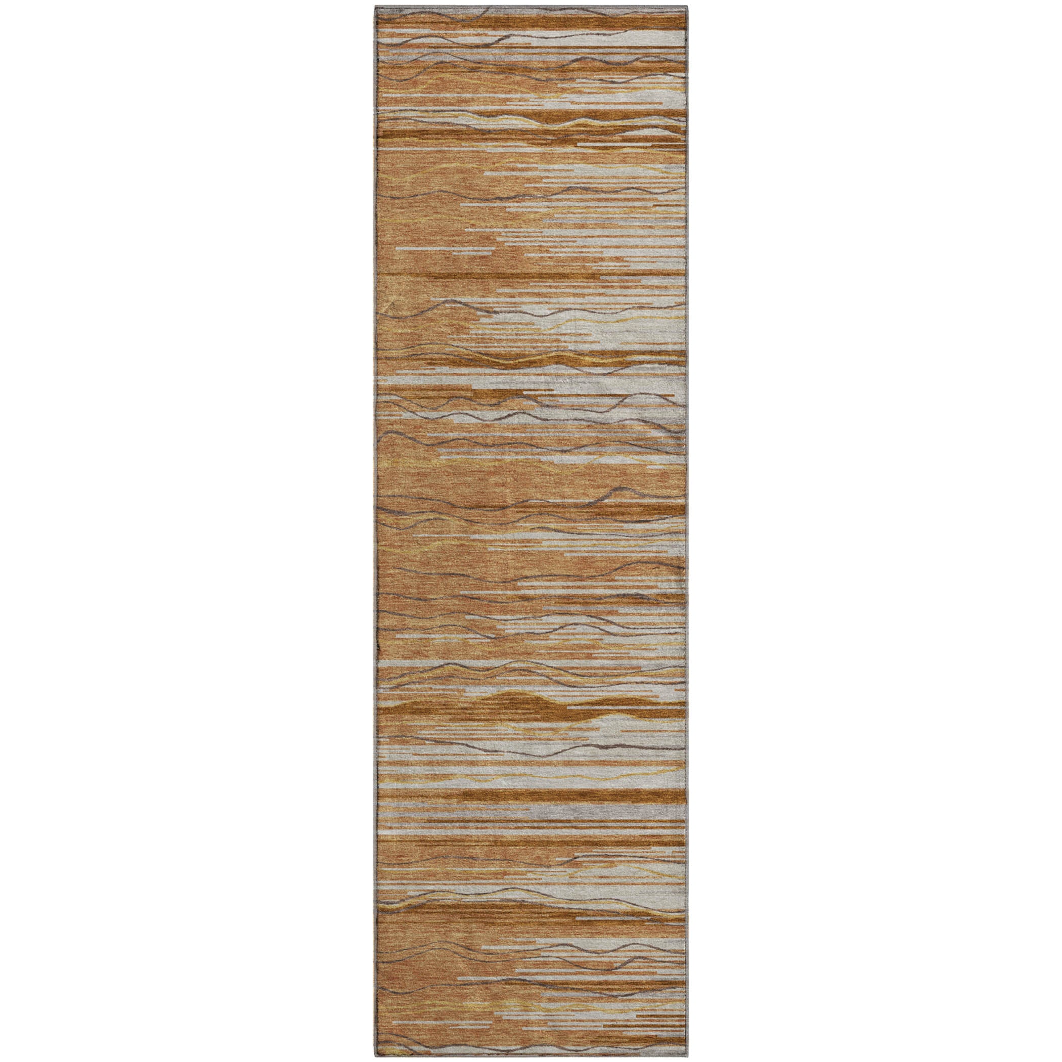 Jaipur Machine Washable Transitional Paprika Orange Rug 2'3" x 7'6" #shape_Runner