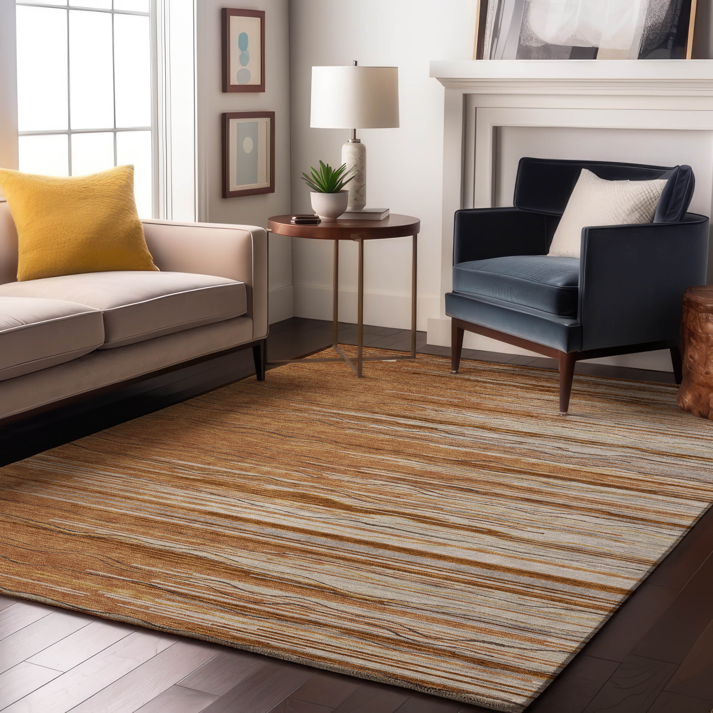 Jaipur Machine Washable Transitional Paprika Orange Rug 2'6" x 3'10" #shape_Rectangle