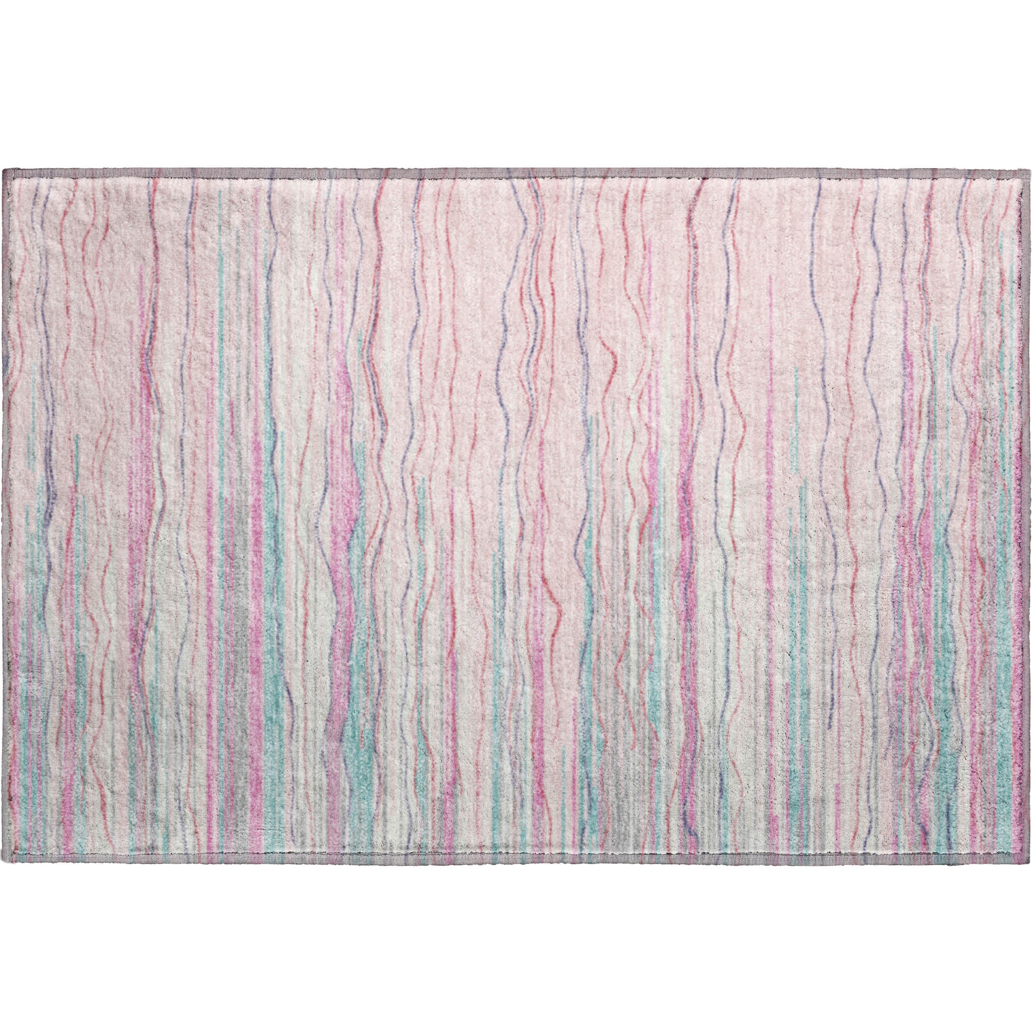 Jaipur Machine Washable Transitional Pink Rug 1'8" x 2'6" #shape_Rectangle