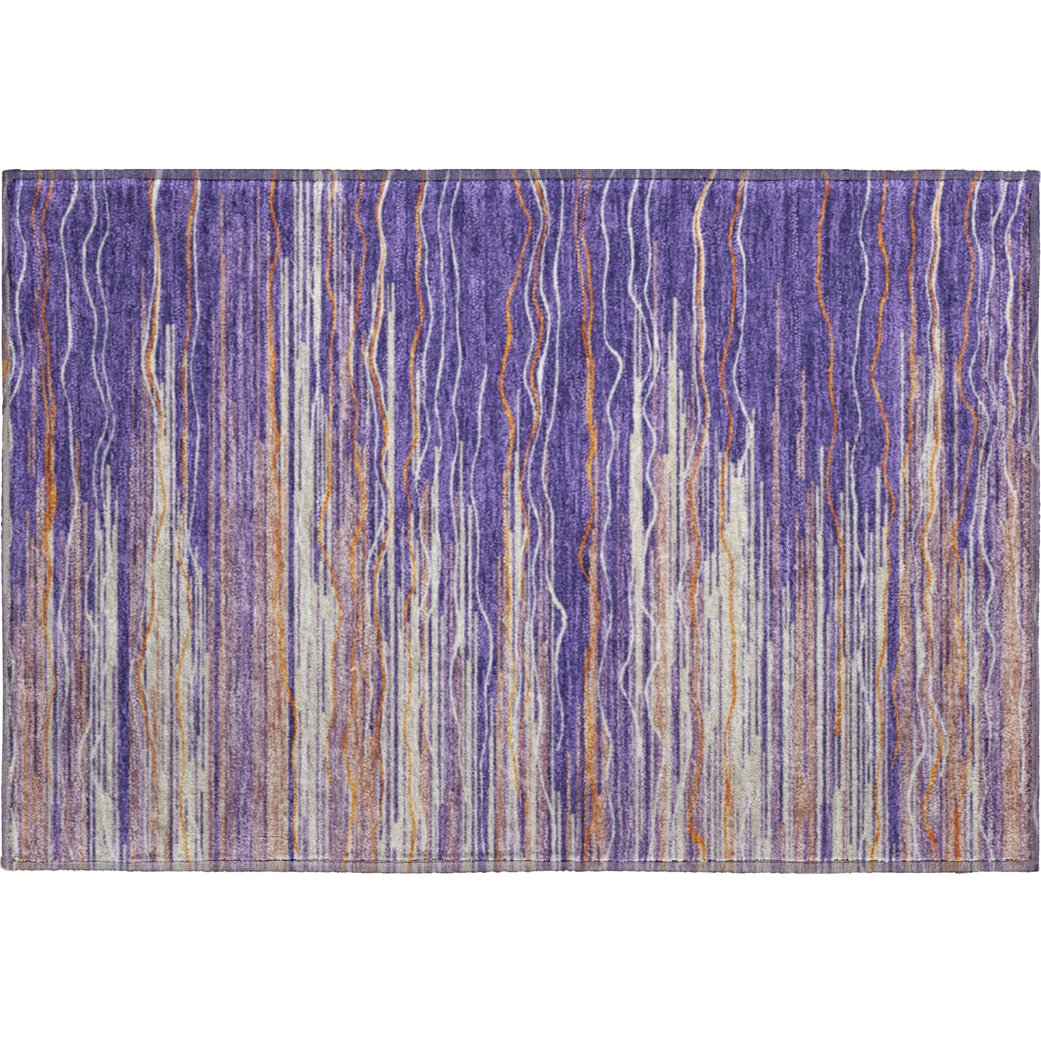 Jaipur Machine Washable Transitional Purple Rug 1'8" x 2'6" #shape_Rectangle