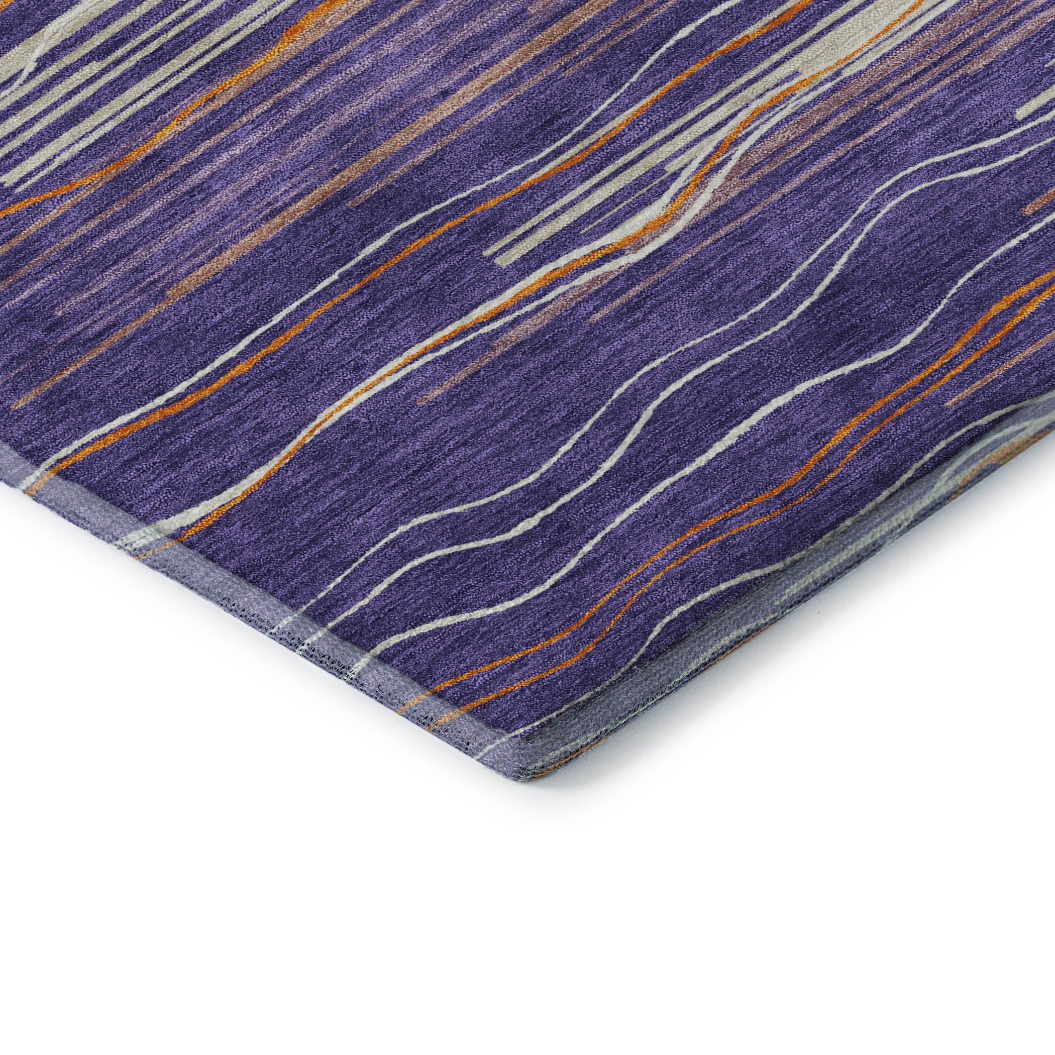 Jaipur Machine Washable Transitional Purple Rug 1'8" x 2'6" #shape_Rectangle