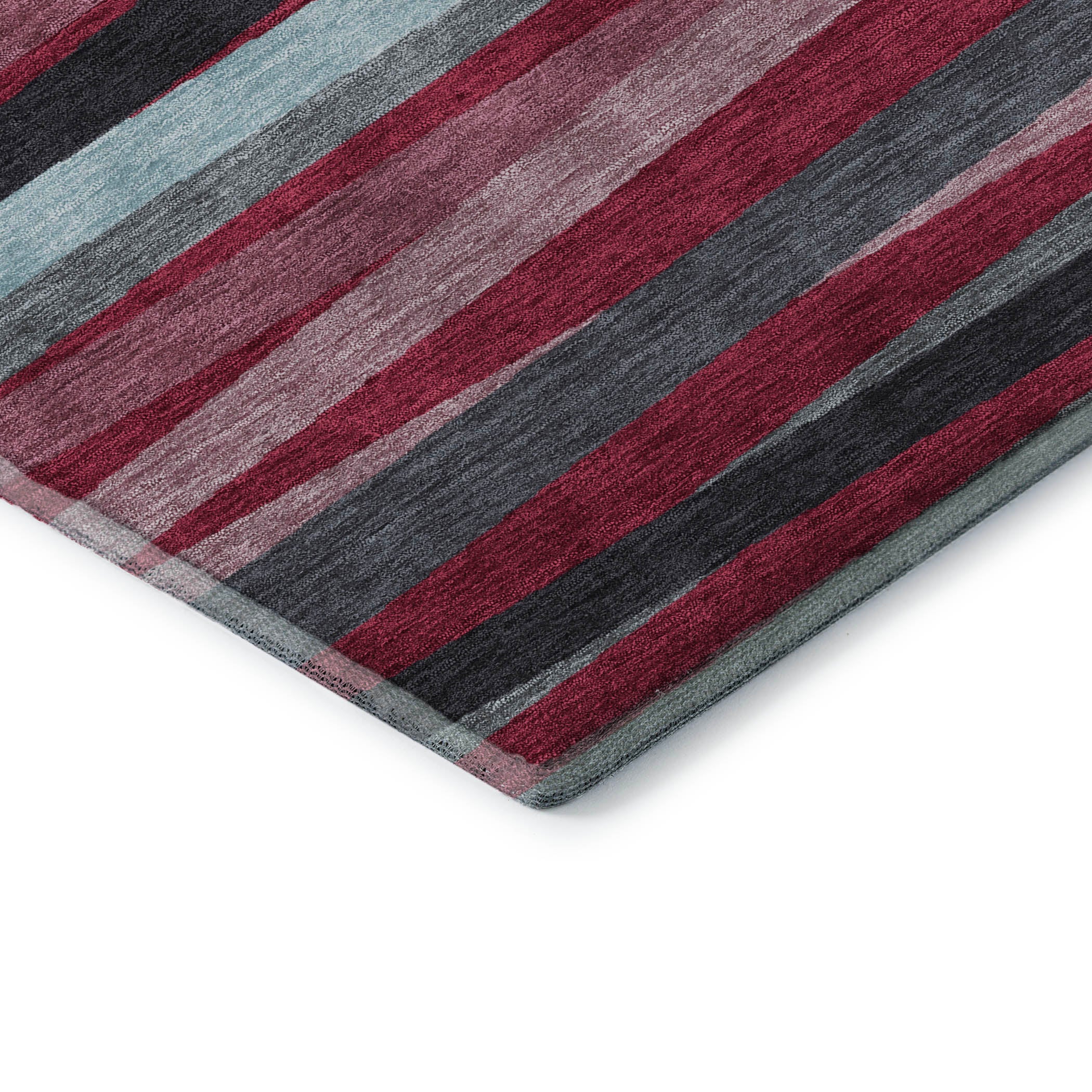 Tallinn Machine Washable Transitional Burgundy Red Rug 1'8" x 2'6" #shape_Rectangle