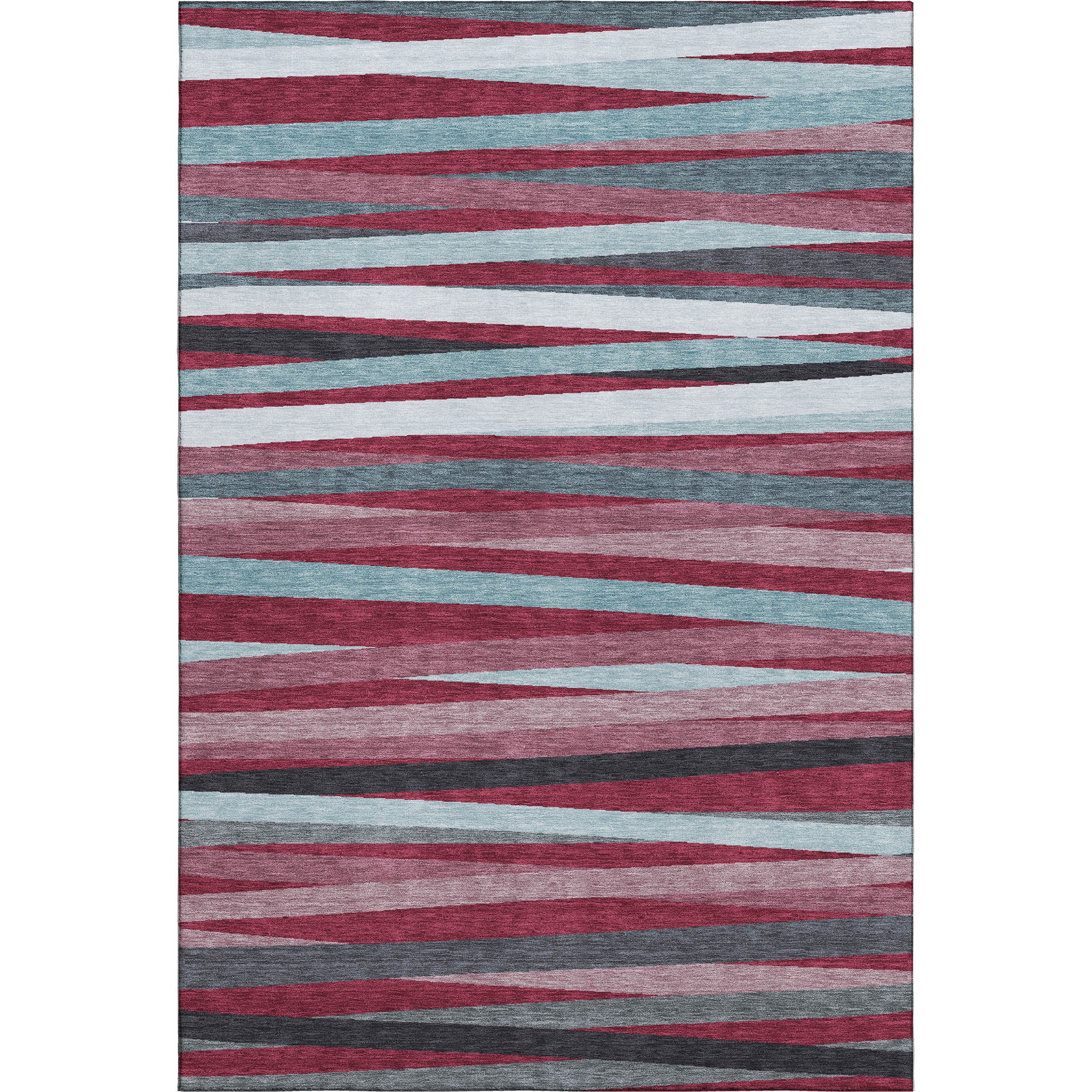 Tallinn Machine Washable Transitional Burgundy Red Rug 2'6" x 3'10" #shape_Rectangle