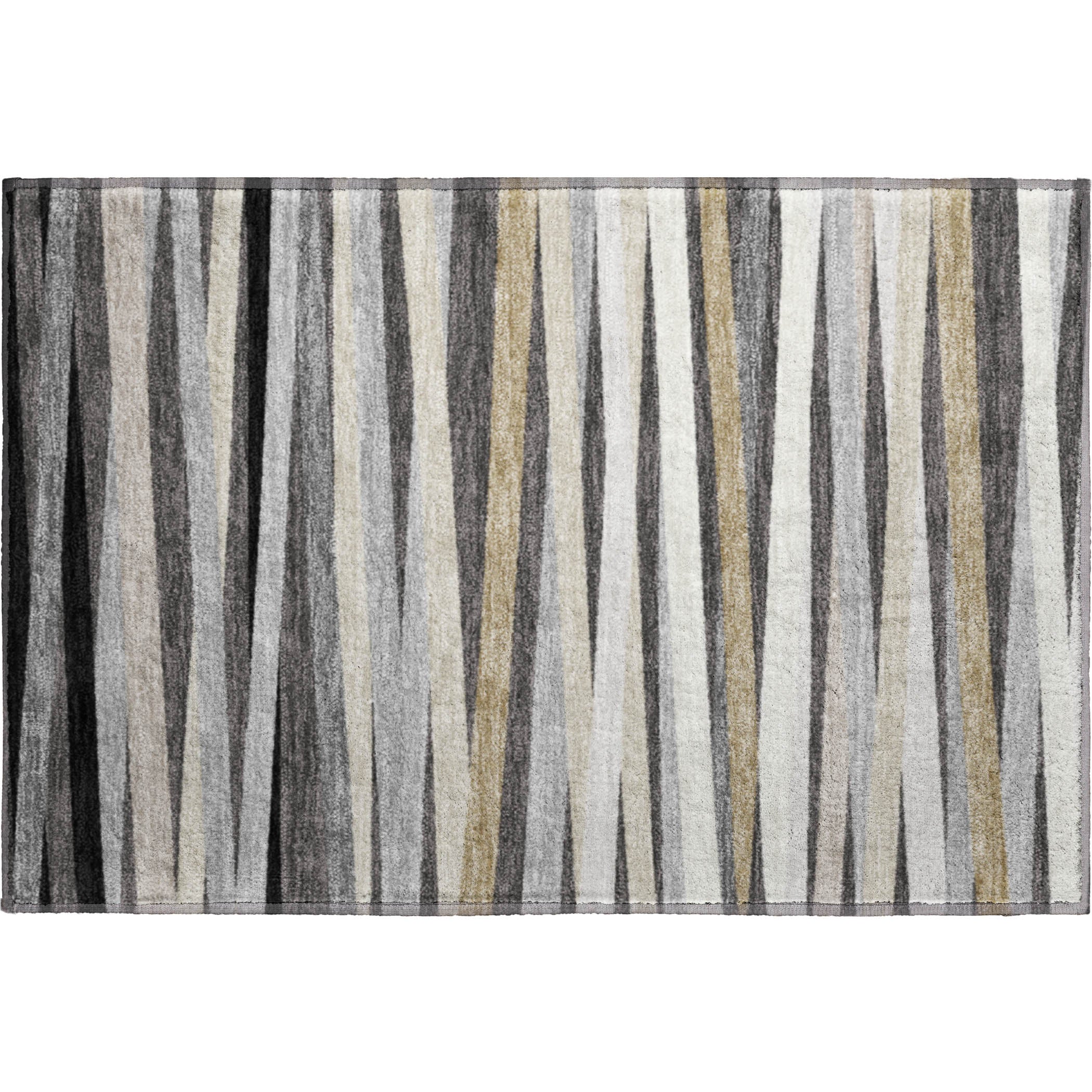 Tallinn Machine Washable Transitional Gray Rug 1'8" x 2'6" #shape_Rectangle