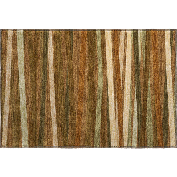 Tallinn Machine Washable Transitional Paprika Orange Rug 1'8" x 2'6"