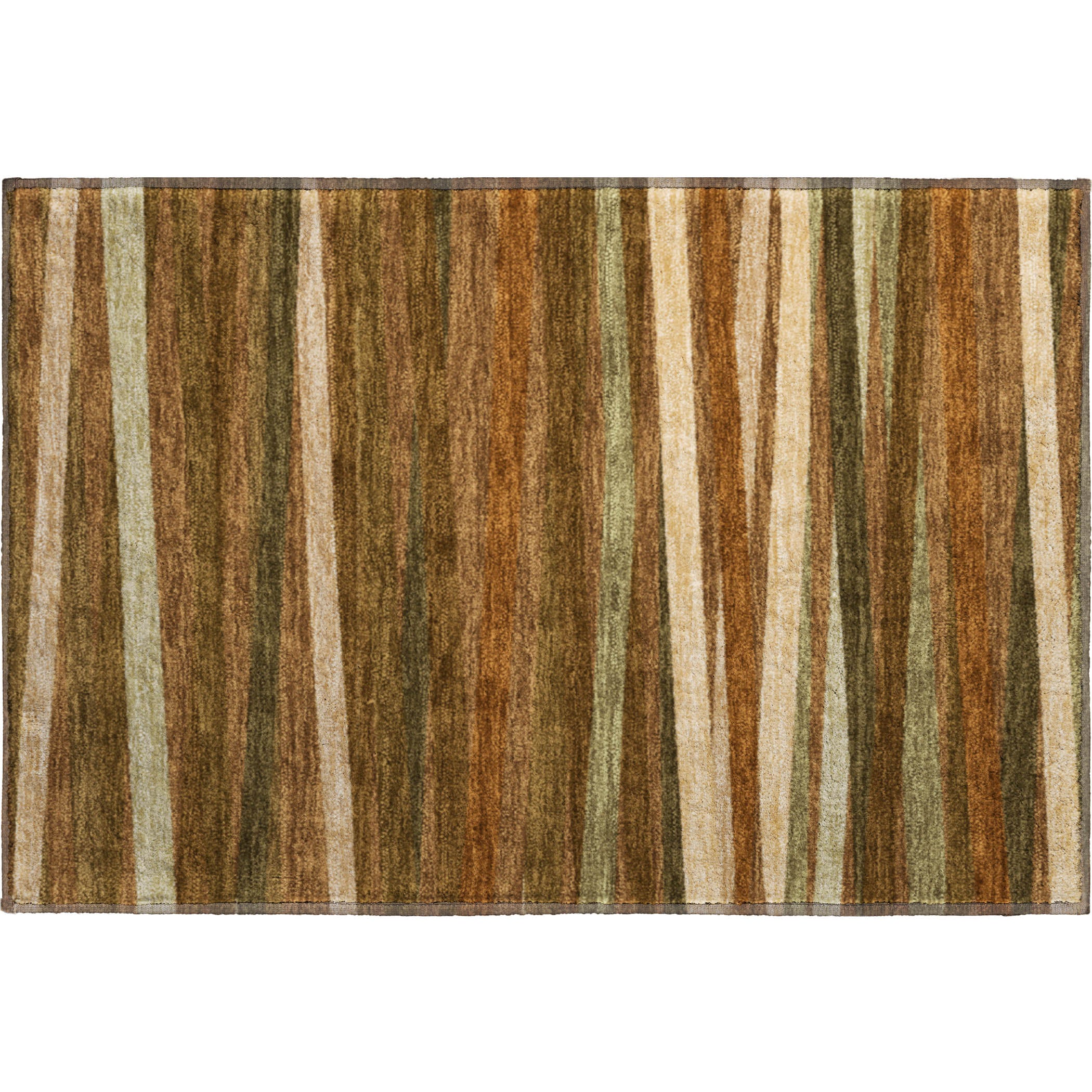 Tallinn Machine Washable Transitional Paprika Orange Rug 1'8" x 2'6" #shape_Rectangle