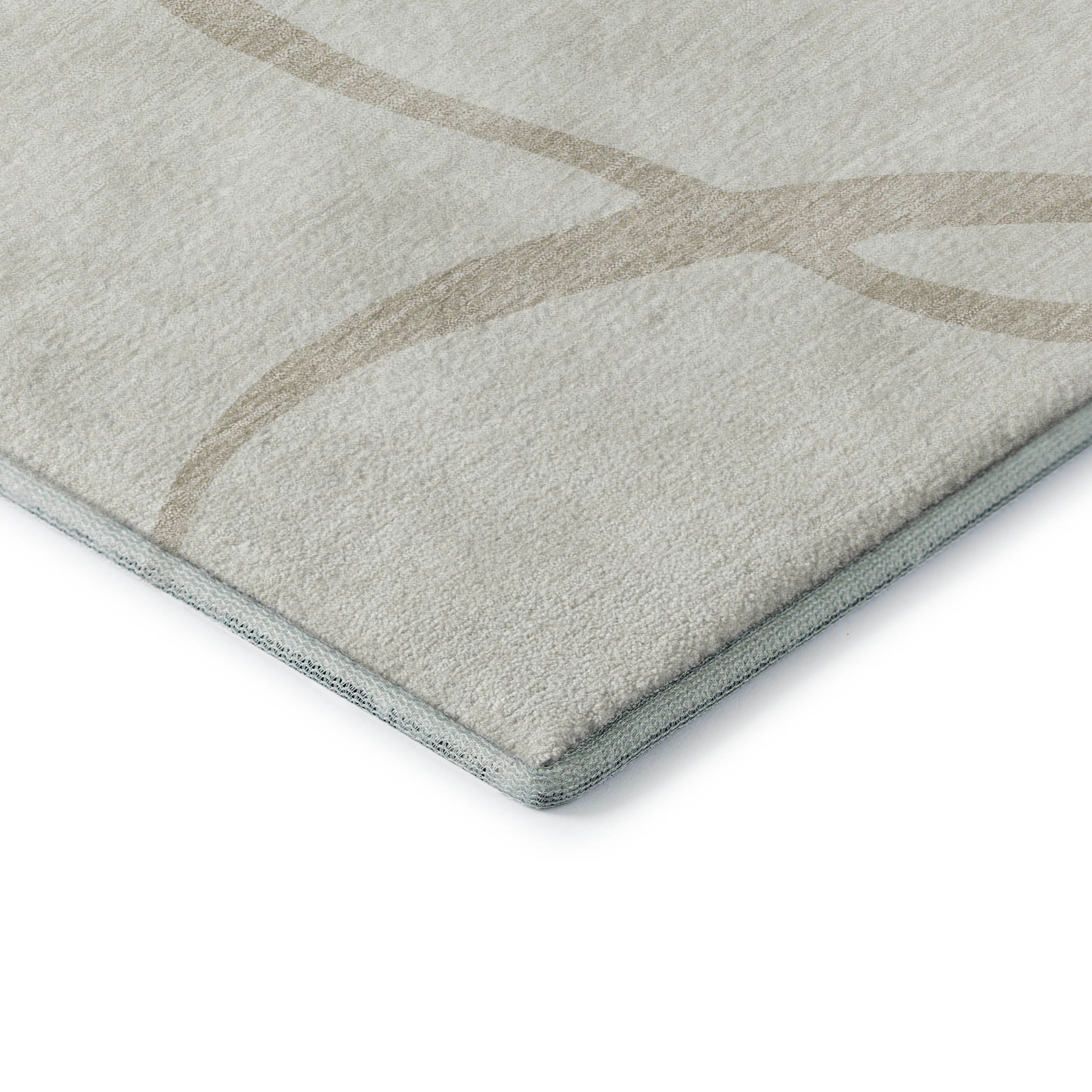 Dubrovnik Machine Washable Transitional Ivory Rug 1'8" x 2'6" #shape_Rectangle