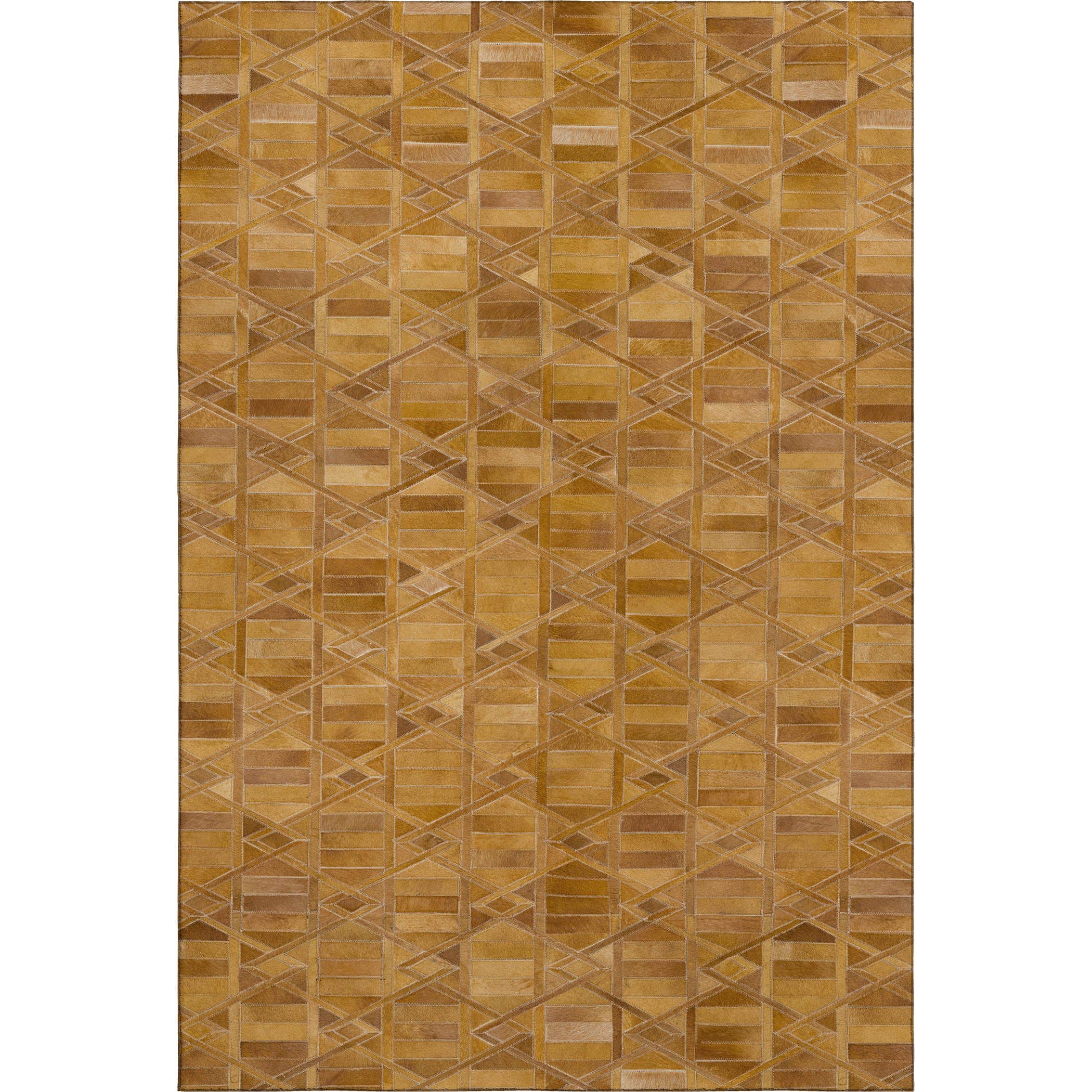 Siena Machine Washable Cowhide Brown Browns Rug 2'6" x 3'10" #shape_Rectangle