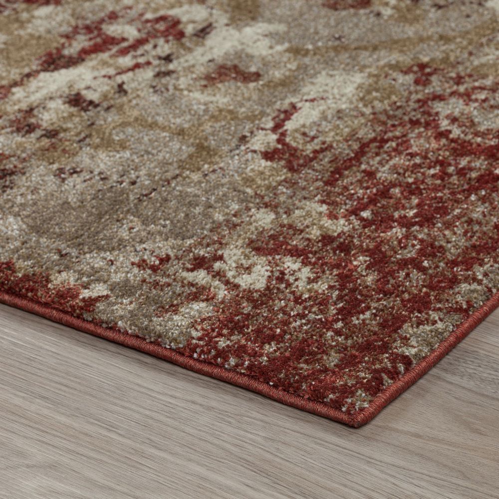 Antigua AN4 Paprika Red Area Rug #color_paprika red