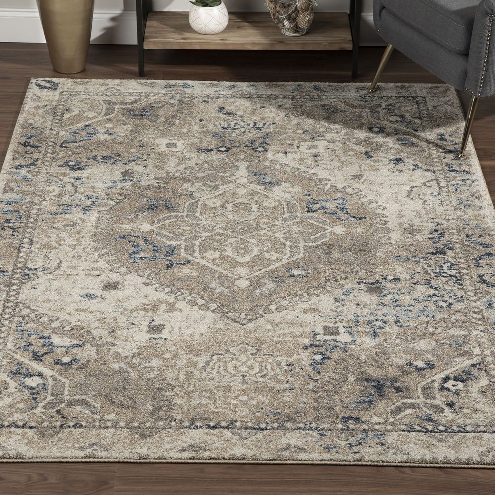 Antigua AN7 Linen Ivory Area Rug #color_linen ivory